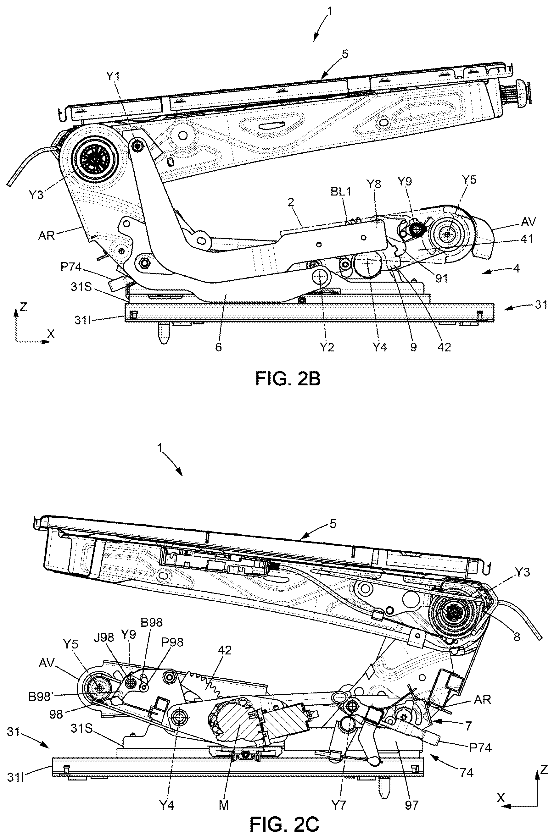Patent US11772524 Figure 6 – Vehicle seat