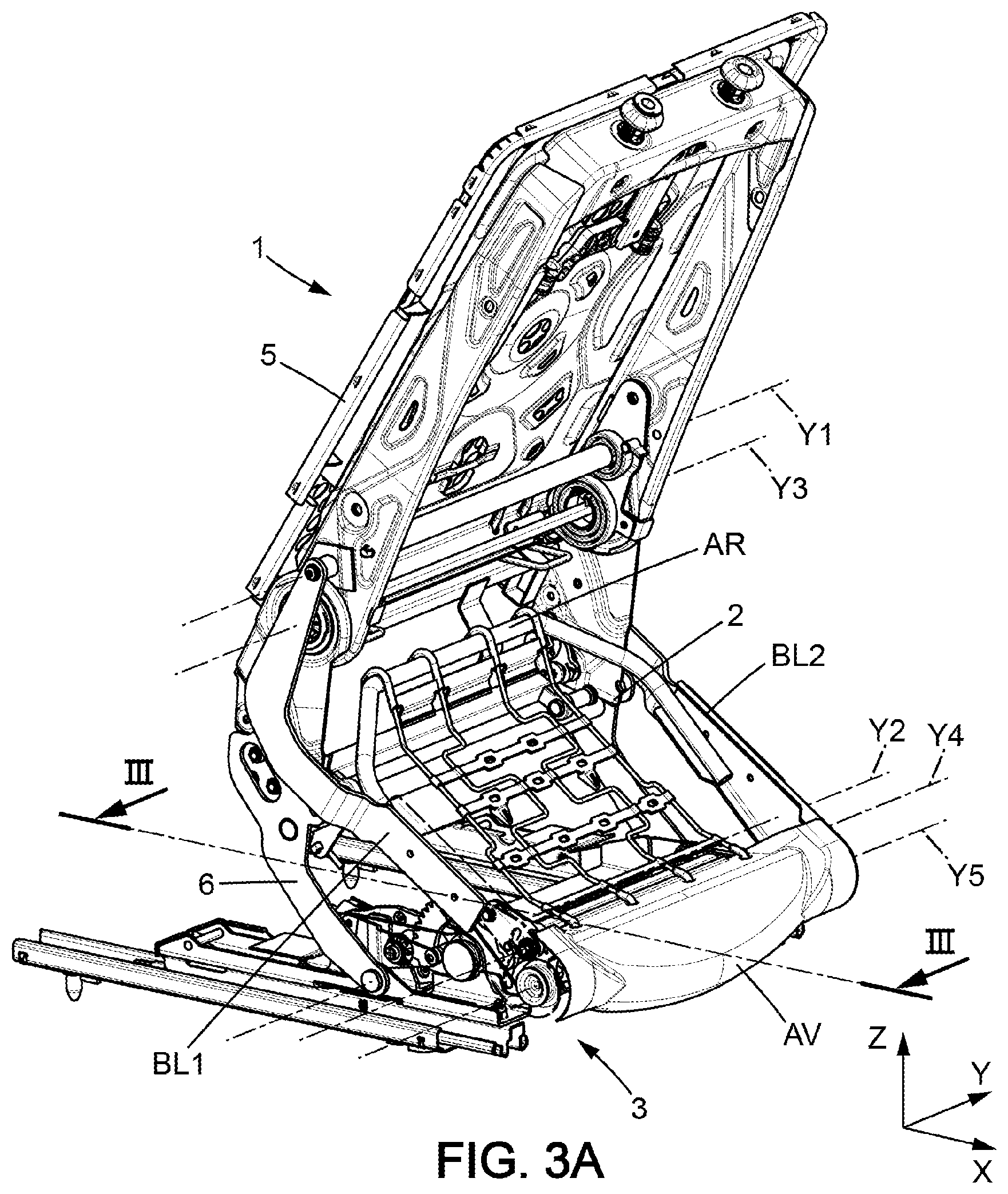 Patent US11772524 Figure 7 – Vehicle seat