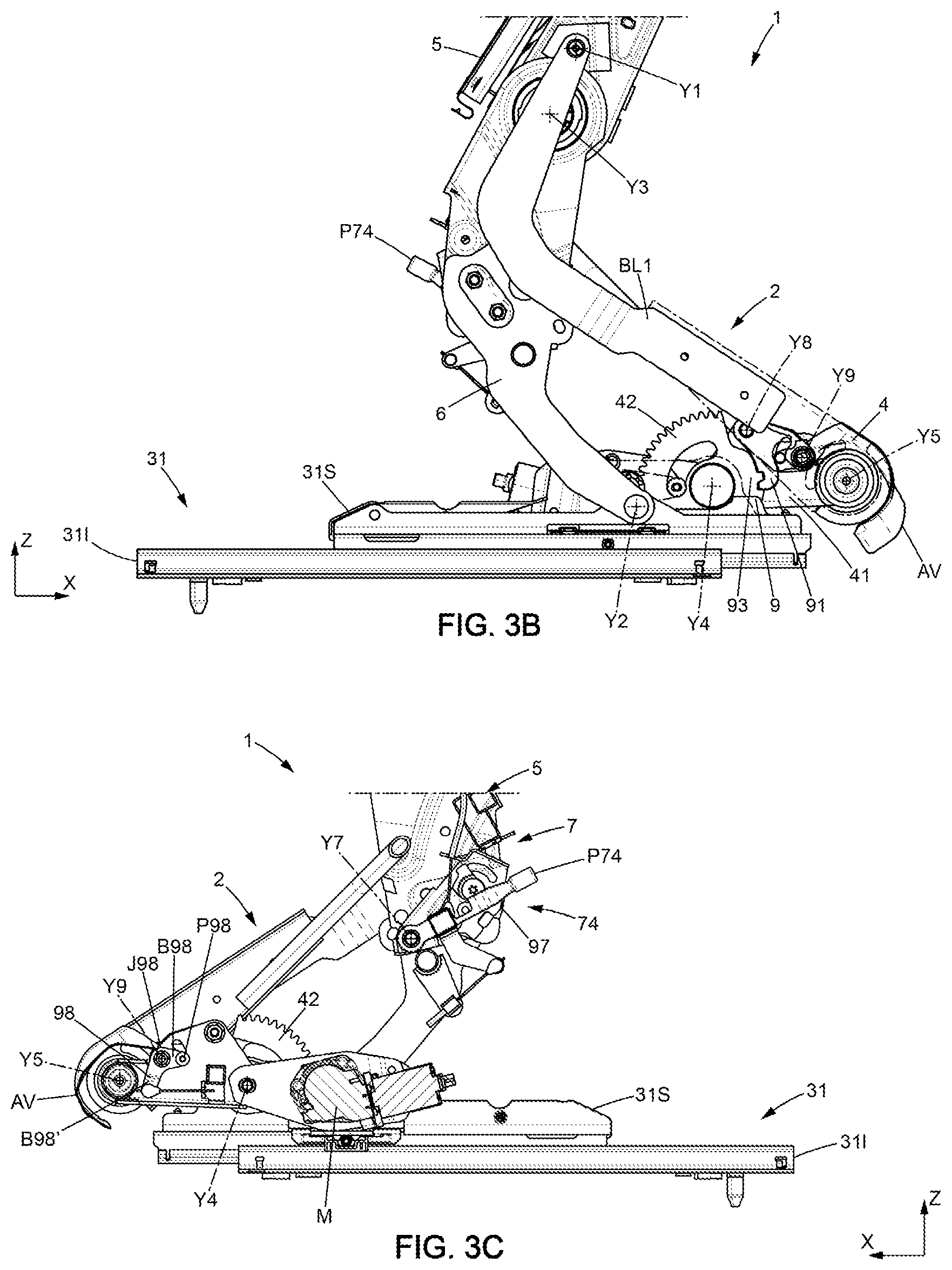 Patent US11772524 Figure 8 – Vehicle seat