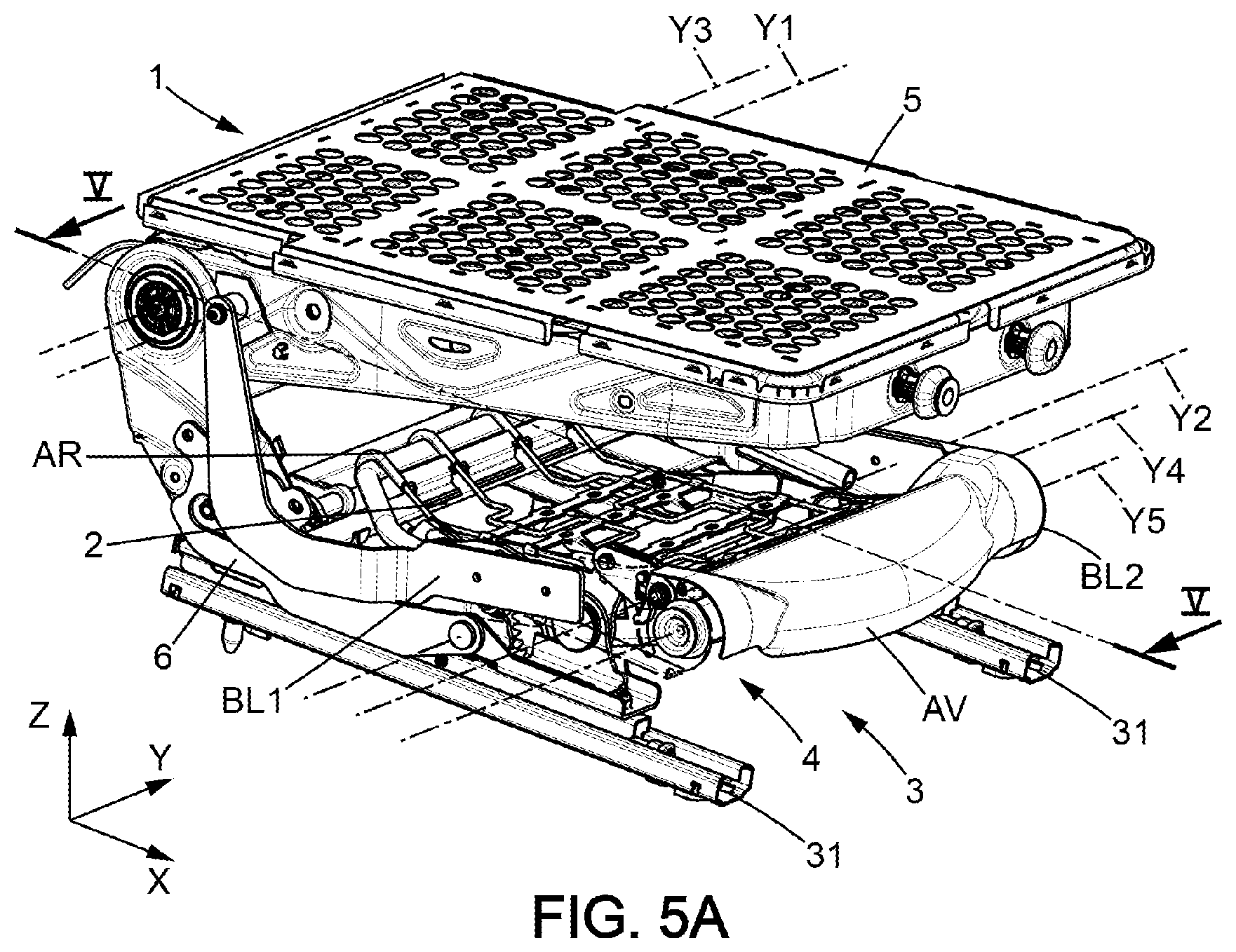Patent US11772524 Figure 11 – Vehicle seat