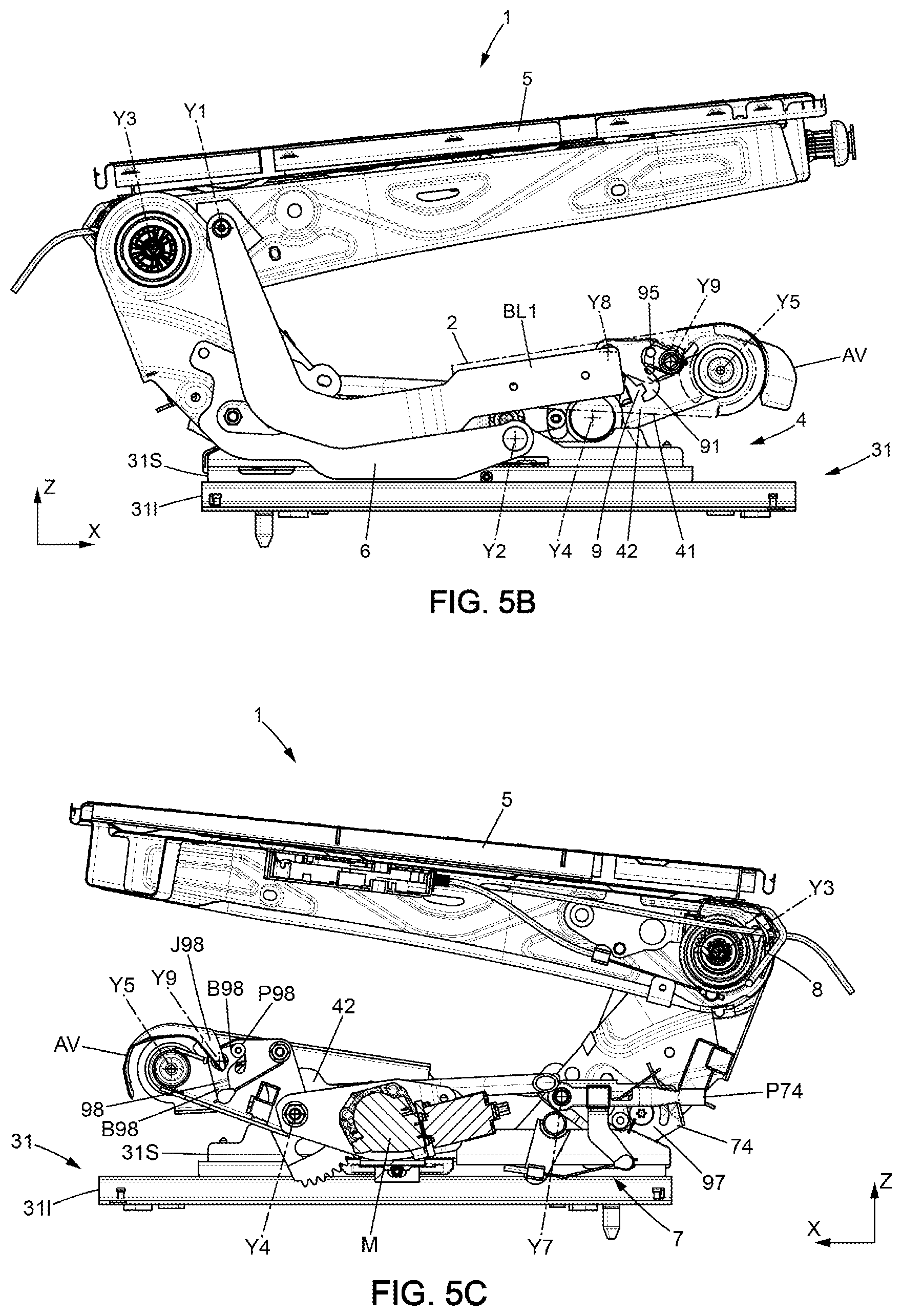 Patent US11772524 Figure 12 – Vehicle seat