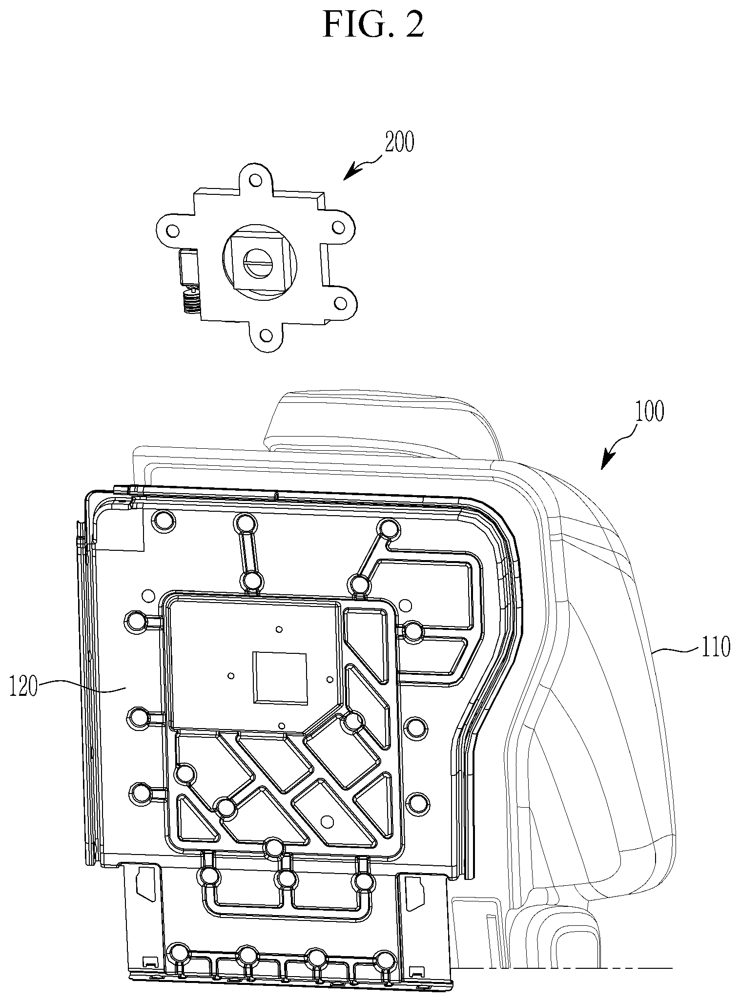 Patent US11772530 Figure 2 – Vehicle seat for mounting child seat