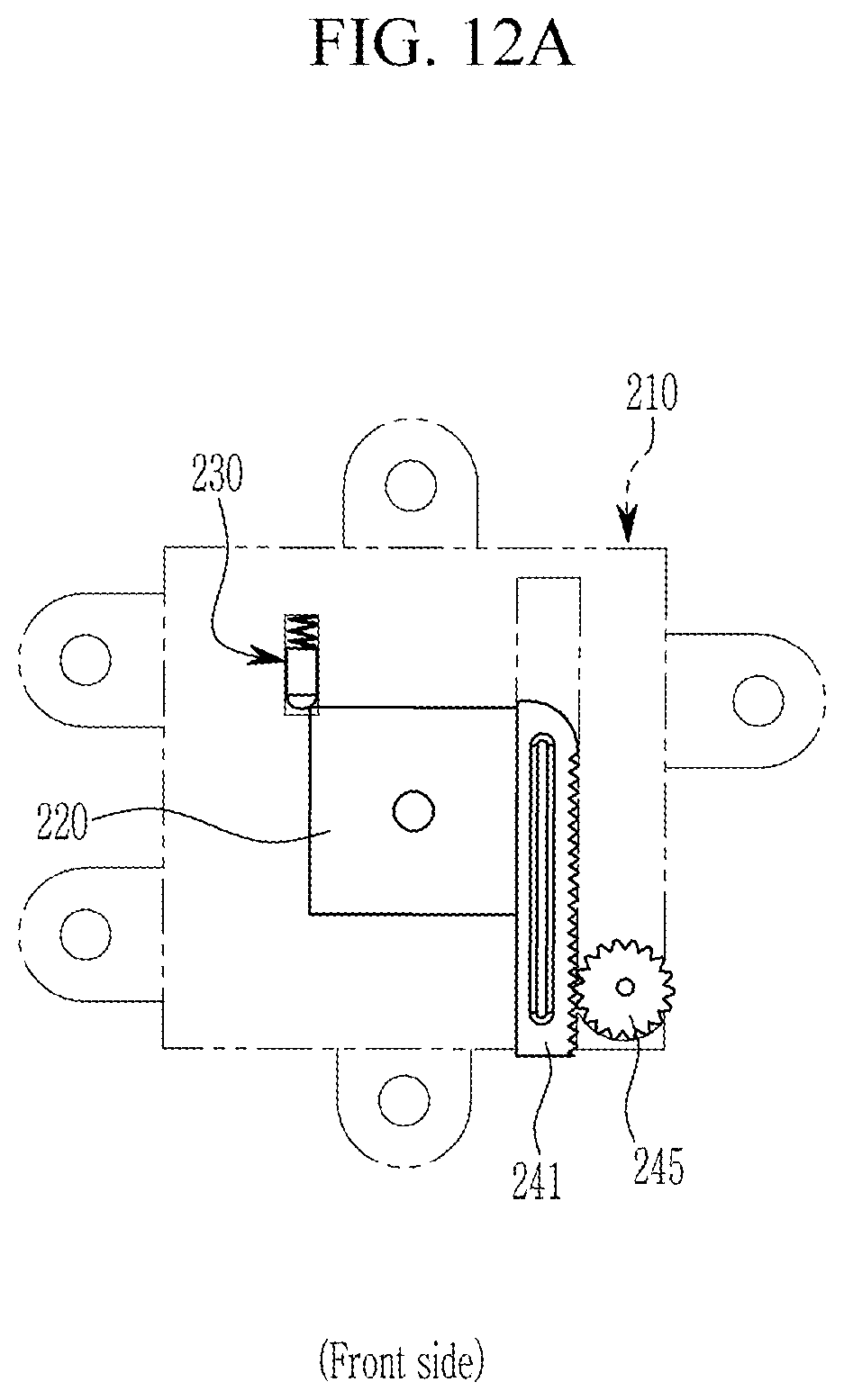 Patent US11772530 Figure 12 – Vehicle seat for mounting child seat