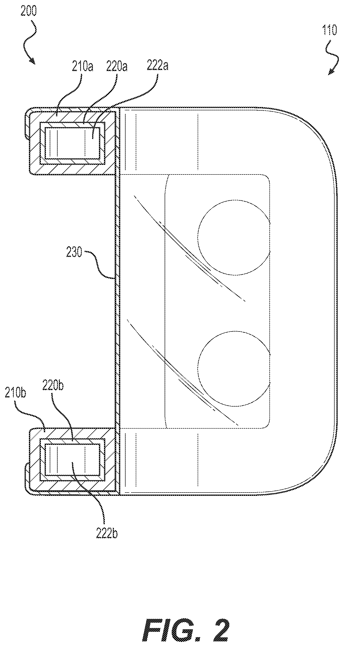Patent US11772535 Figure 5 – Headrest with passenger flaps