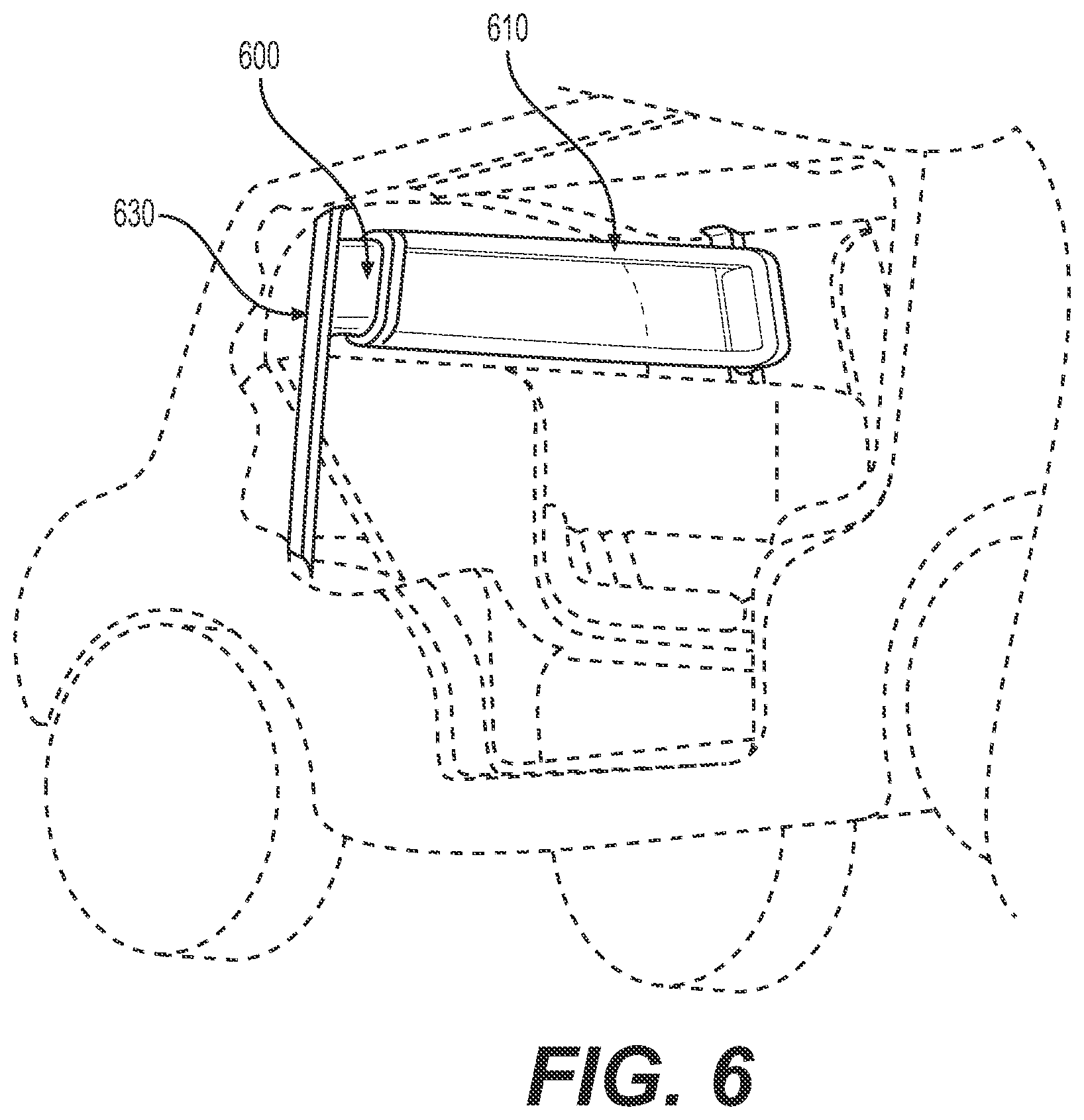 Patent US11772535 Figure 12 – Headrest with passenger flaps
