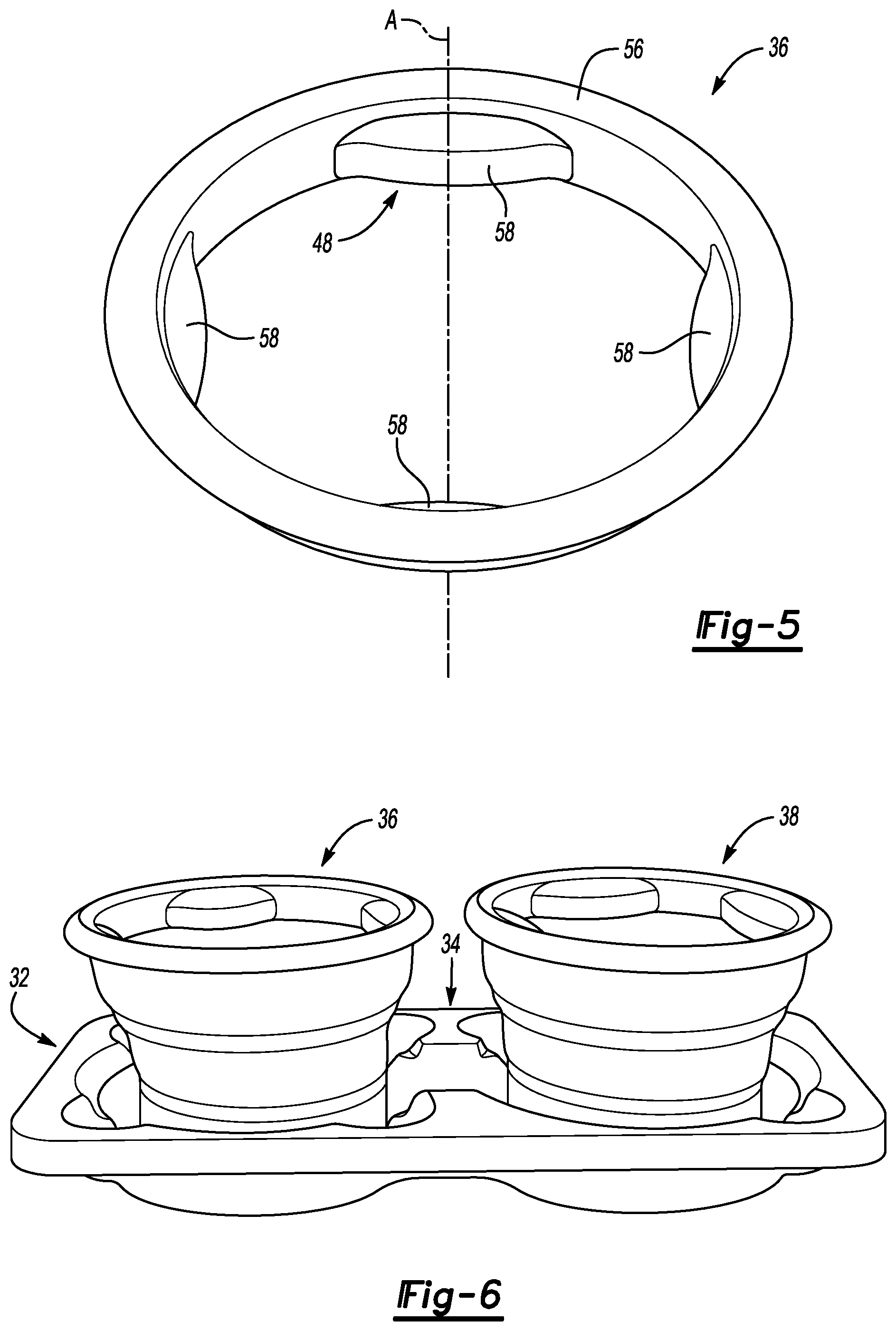 Patent US11772538 Figure 3 – Cup holder assembly with expandable cup support