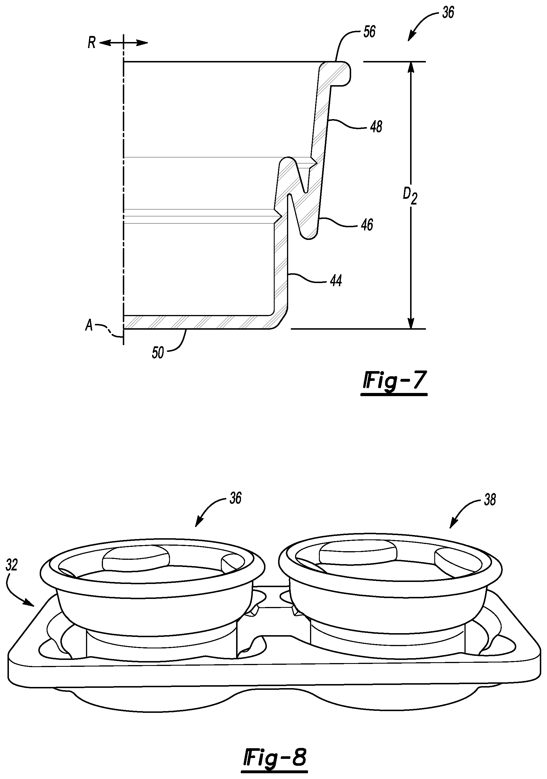 Patent US11772538 Figure 4 – Cup holder assembly with expandable cup support