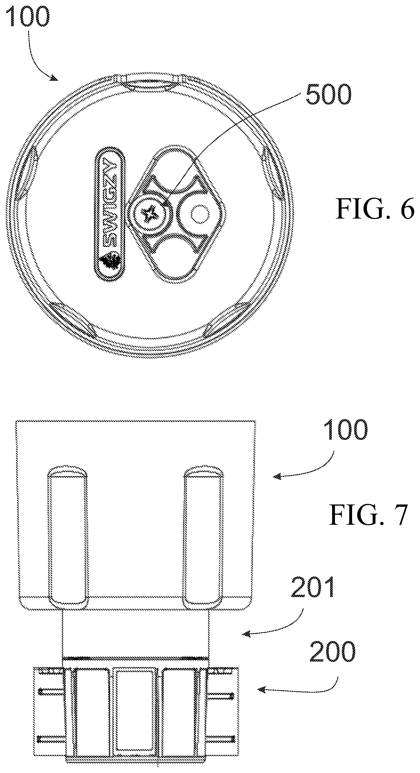 Patent US11772539 Figure 5 – Cupholder and adapter for large containers during vehicle use
