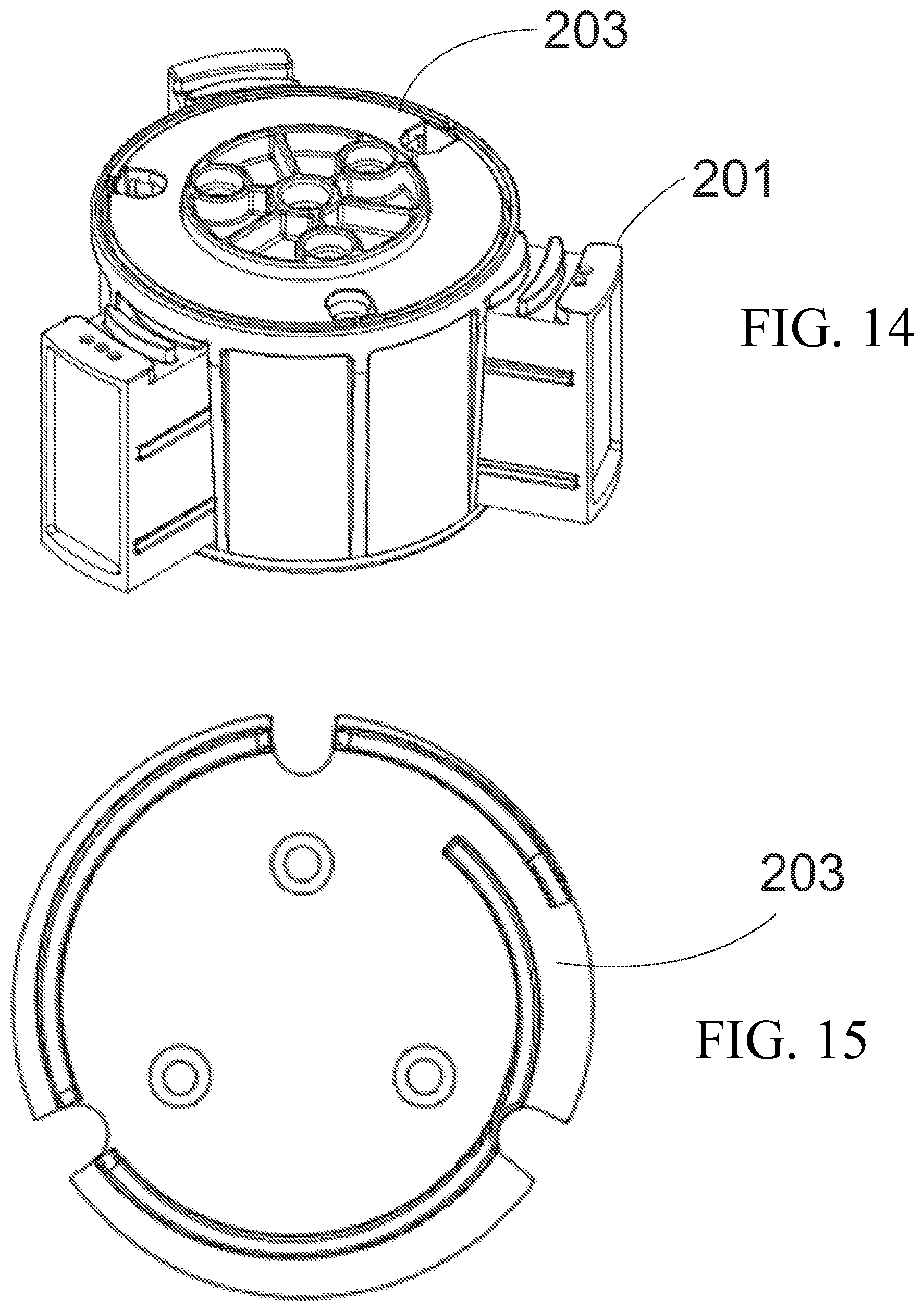 Patent US11772539 Figure 9 – Cupholder and adapter for large containers during vehicle use