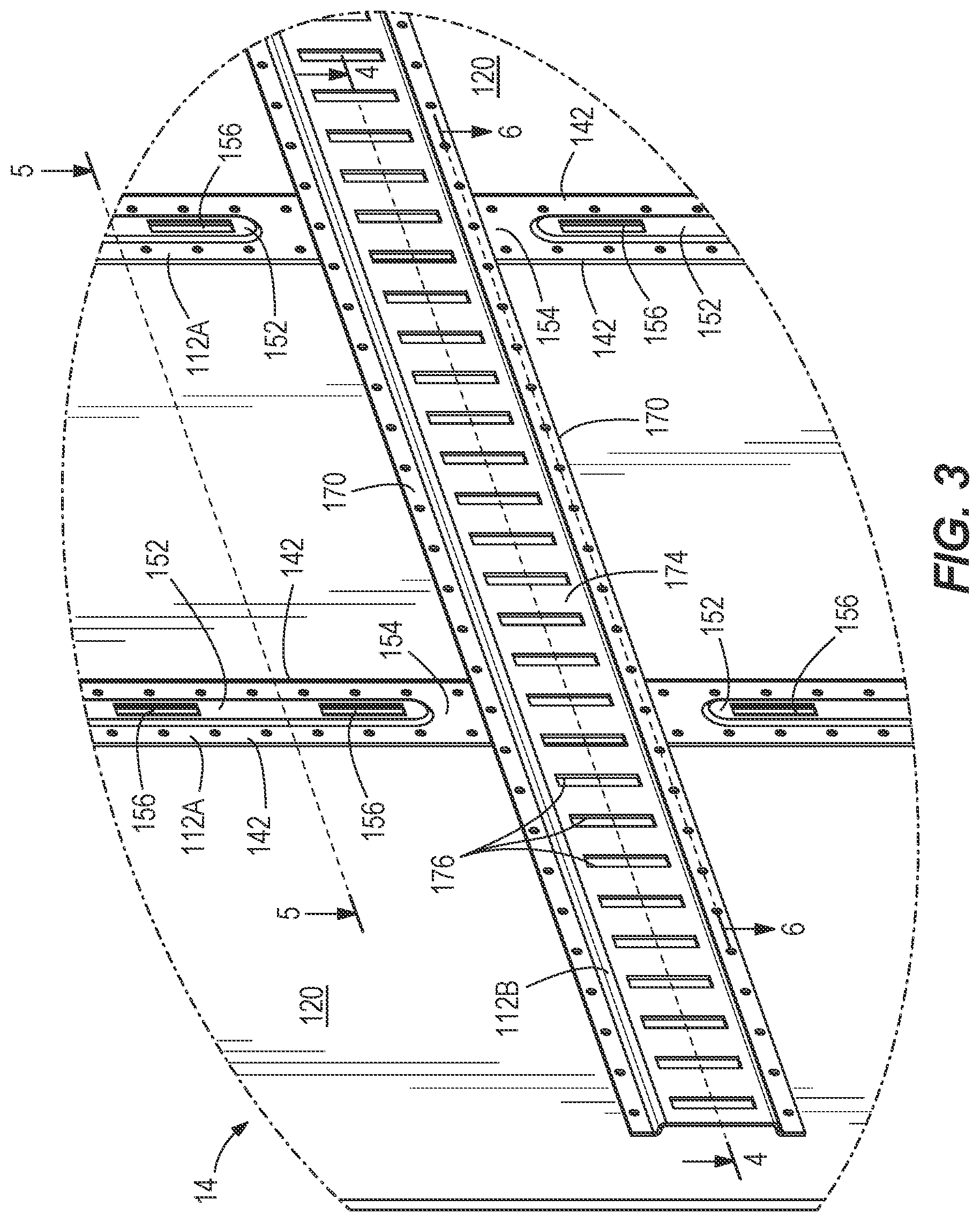 Patent US11772541 Figure 3 – Cargo body wall with logistics tracks