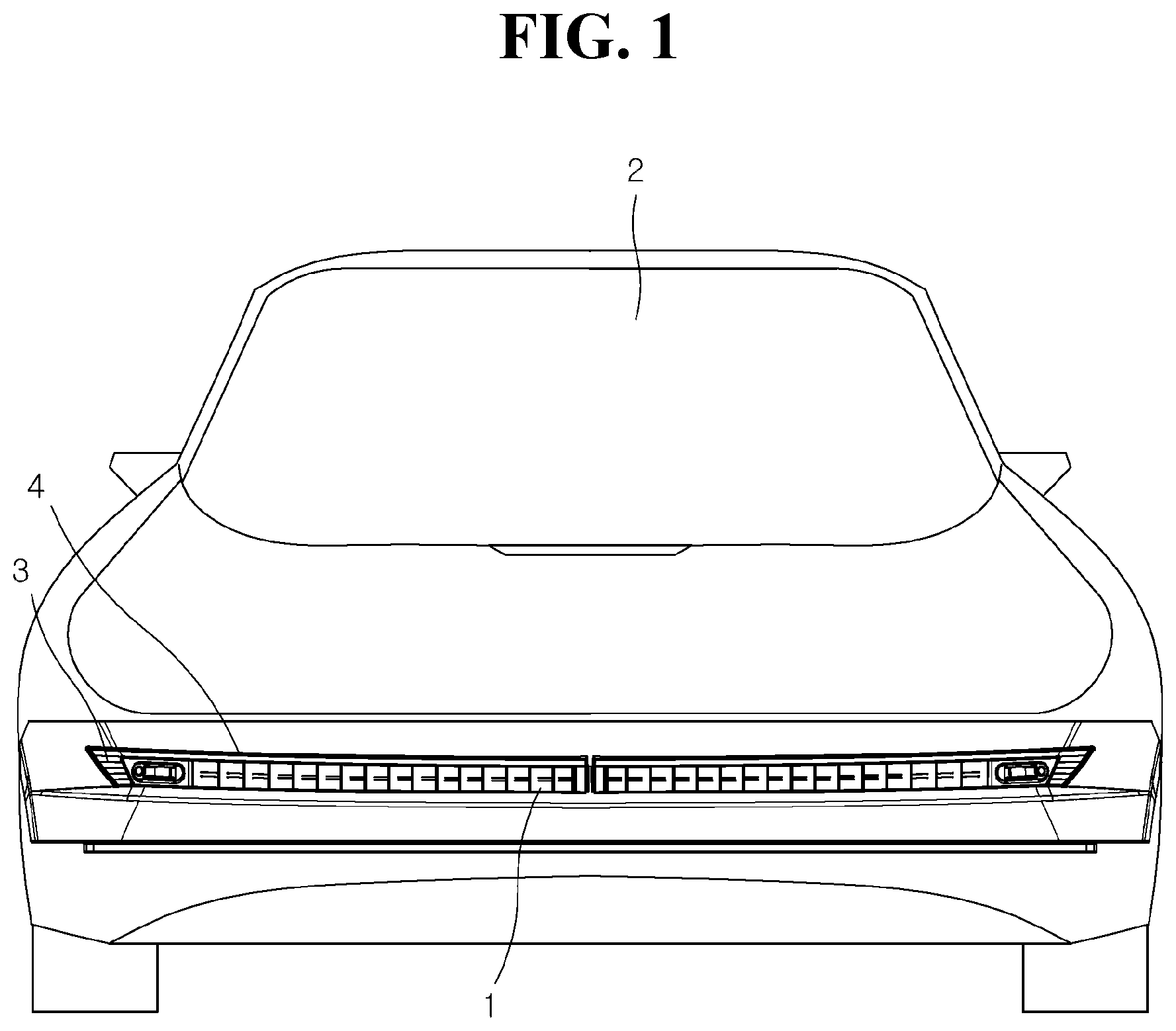 Patent US11772543 Figure 1 – Lighting apparatus for vehicle and control method thereof
