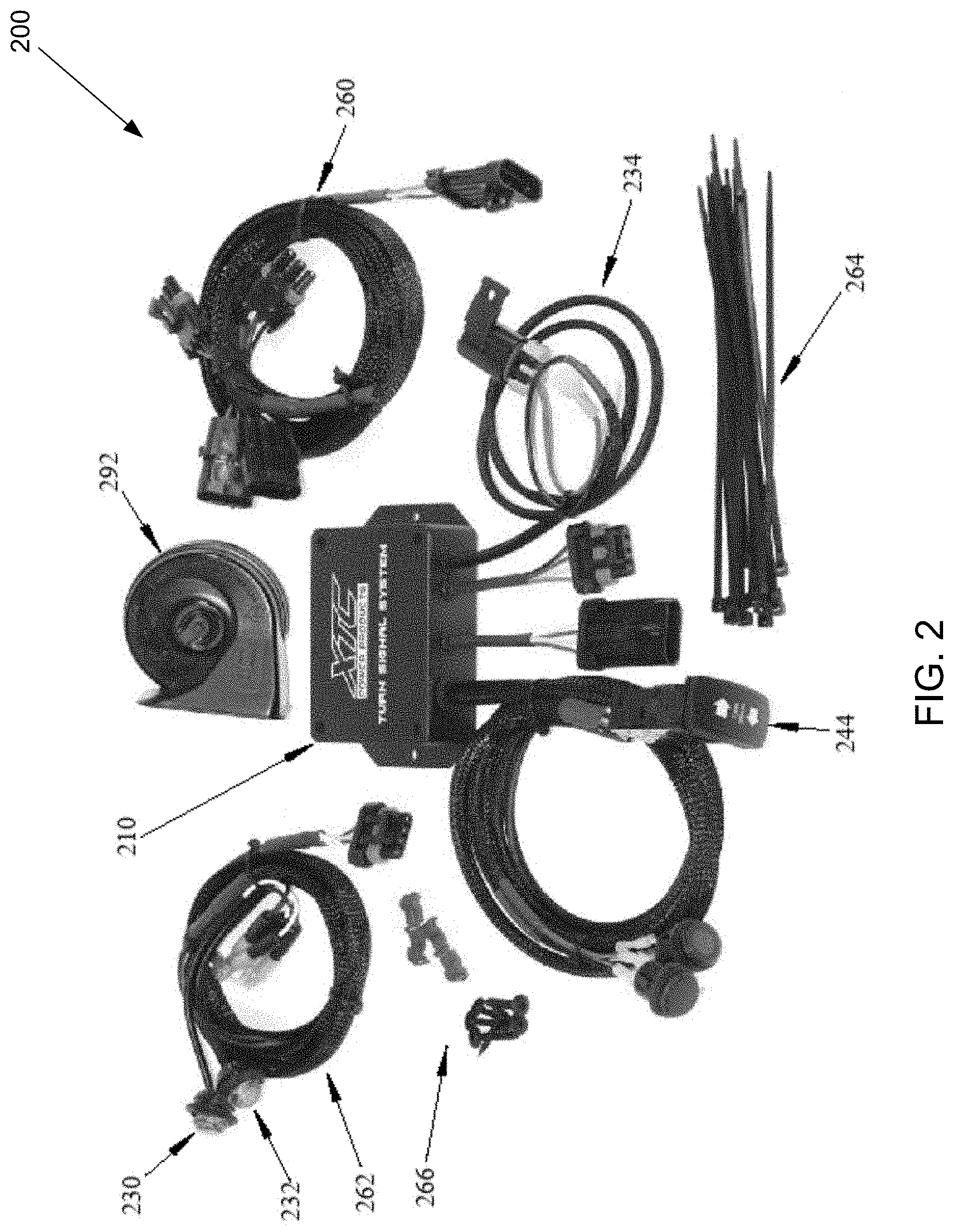 Patent US11772548 Figure 2 – Vehicular, adaptive brake light to custom light sequencing system