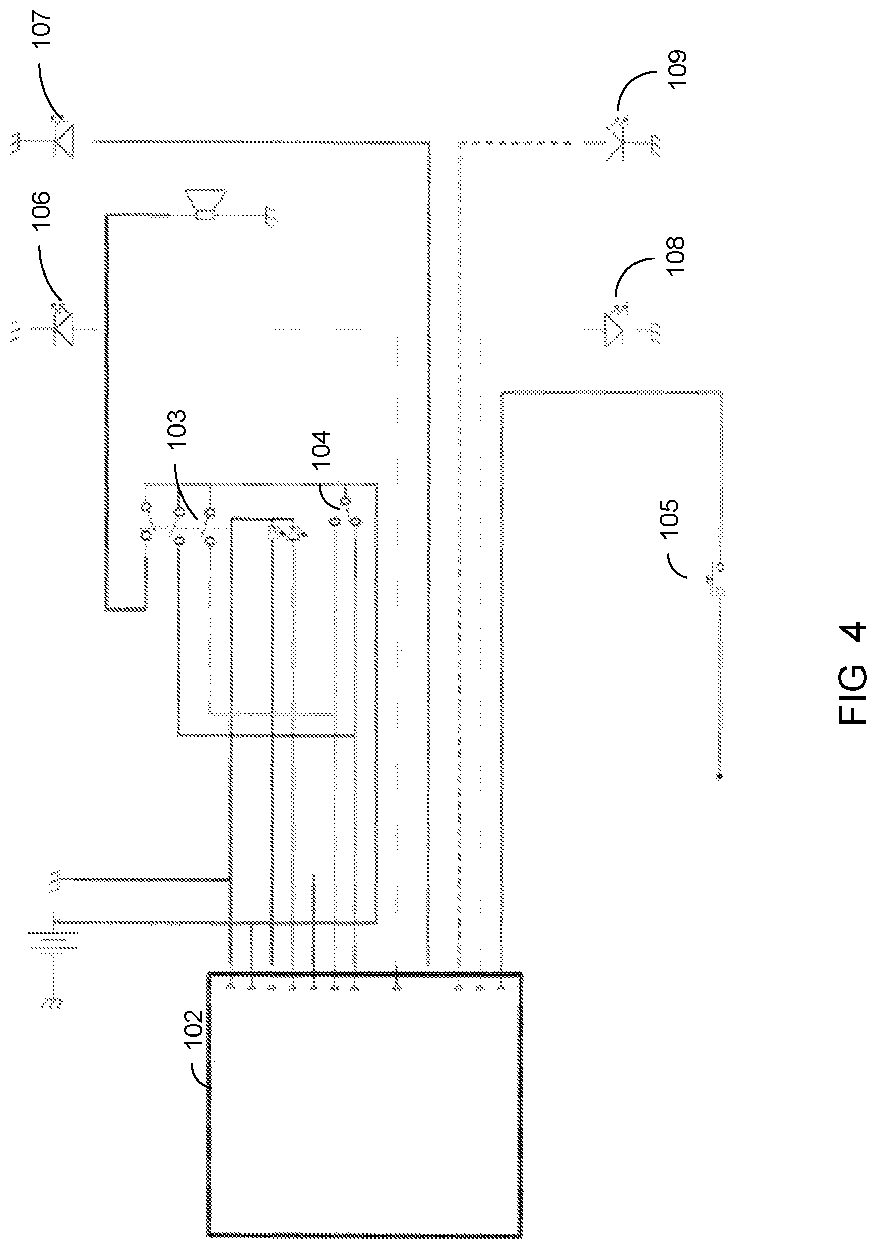 Patent US11772548 Figure 4 – Vehicular, adaptive brake light to custom light sequencing system