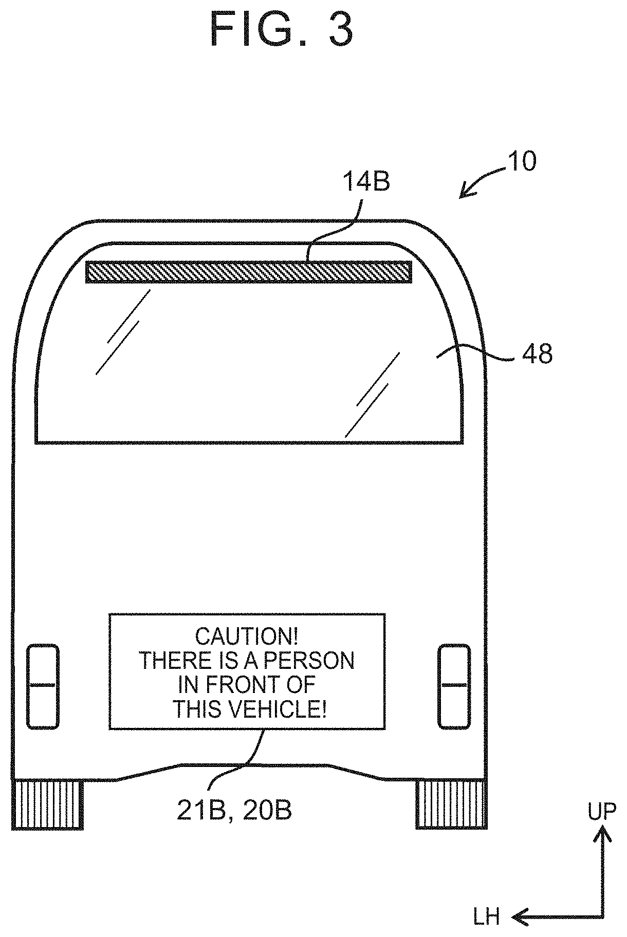 Patent US11772550 Figure 3 – Display system of vehicle