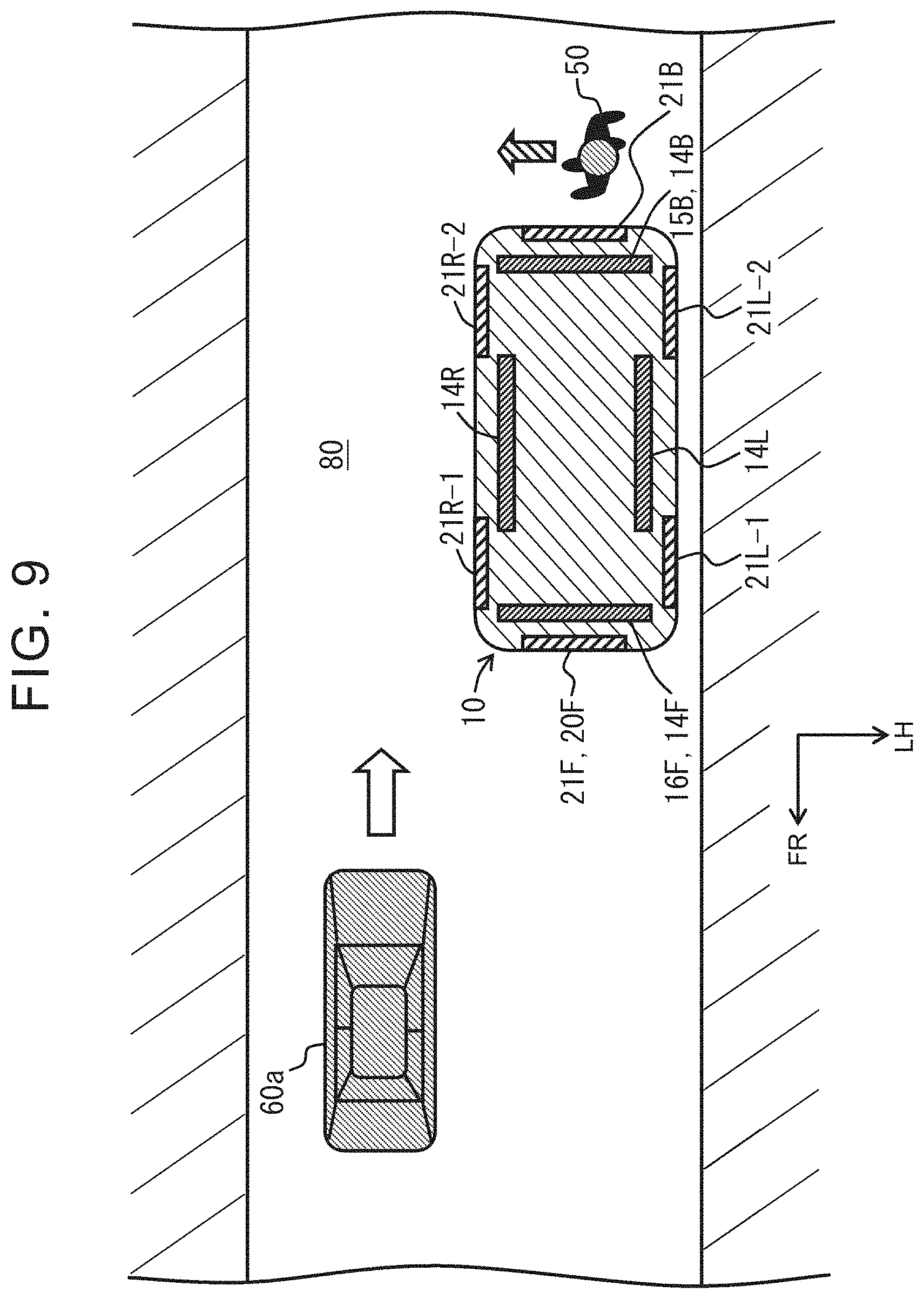 Patent US11772550 Figure 9 – Display system of vehicle