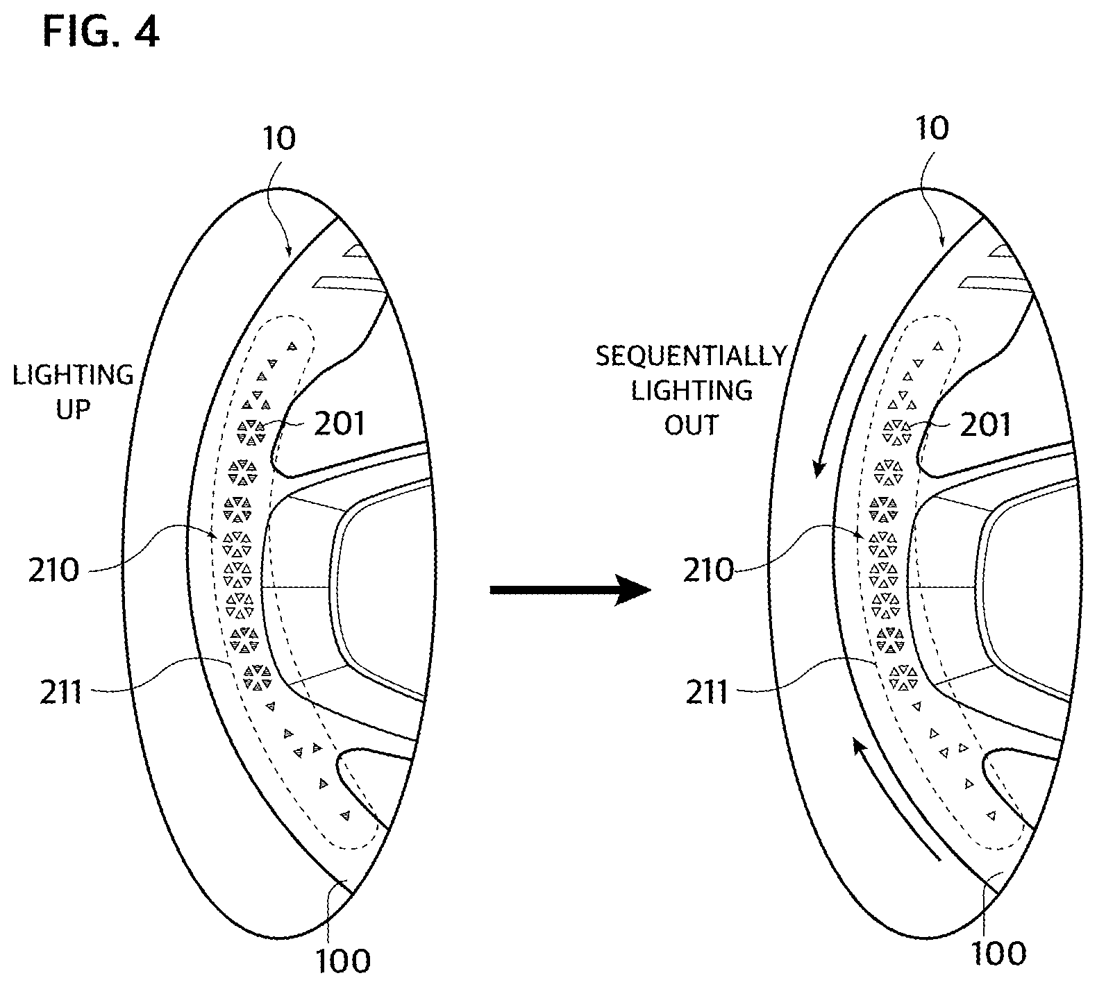 Patent US11772553 Figure 4 – Steering wheel