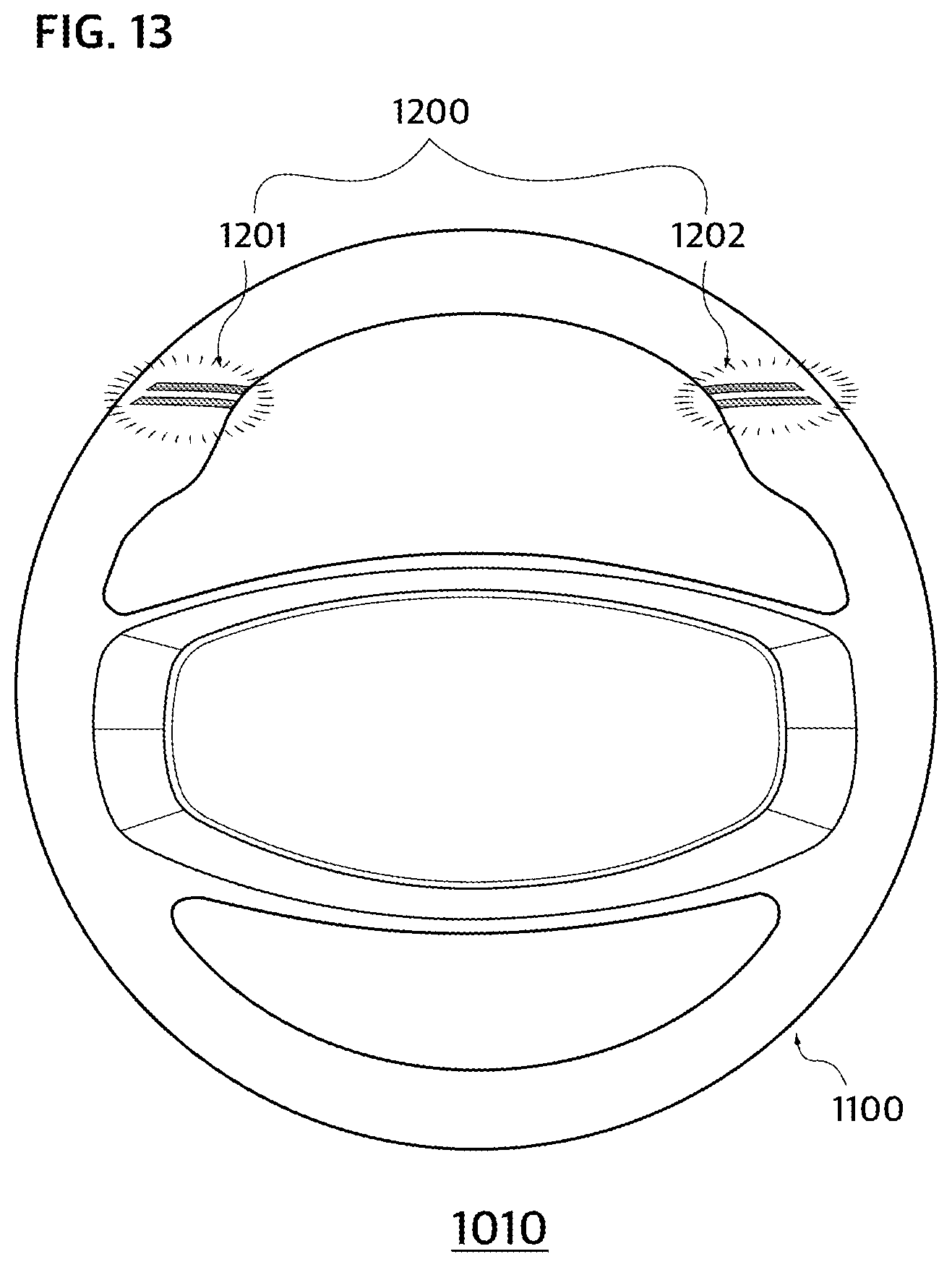 Patent US11772553 Figure 13 – Steering wheel