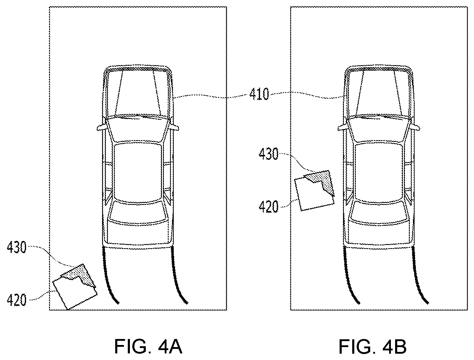 Patent US11772555 Figure 4 – Vehicle and method of providing surrounding information thereof