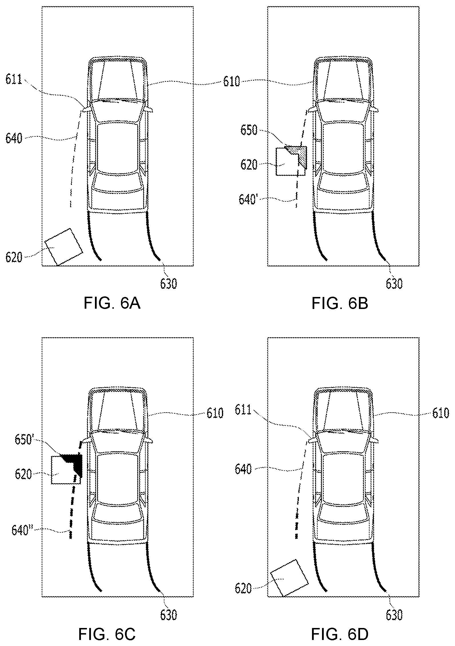 Patent US11772555 Figure 6 – Vehicle and method of providing surrounding information thereof