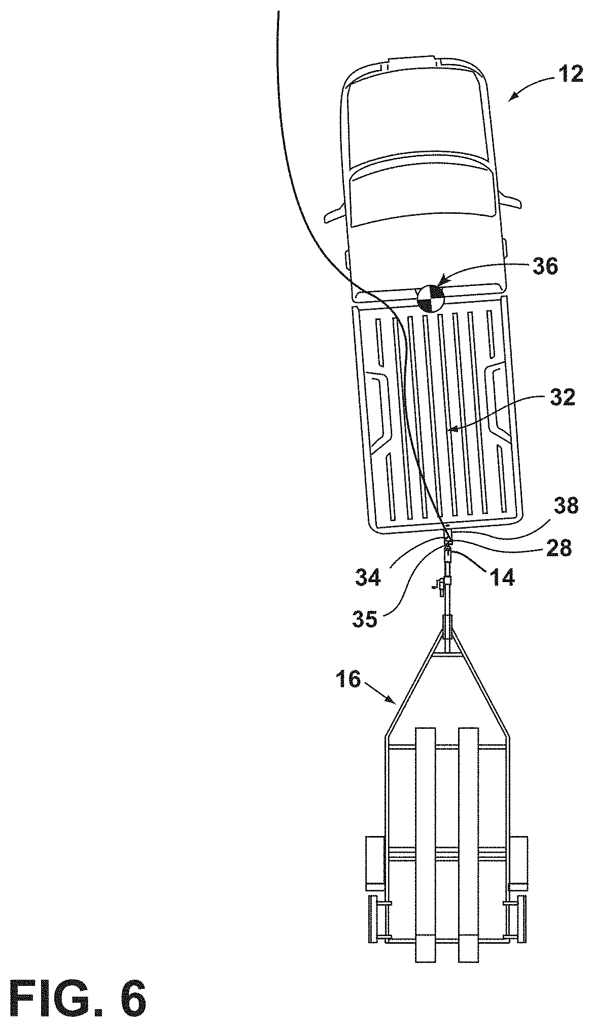 Patent US11772557 Figure 6 – Guided coaching for vehicle positioning to operate an automated hitching feature