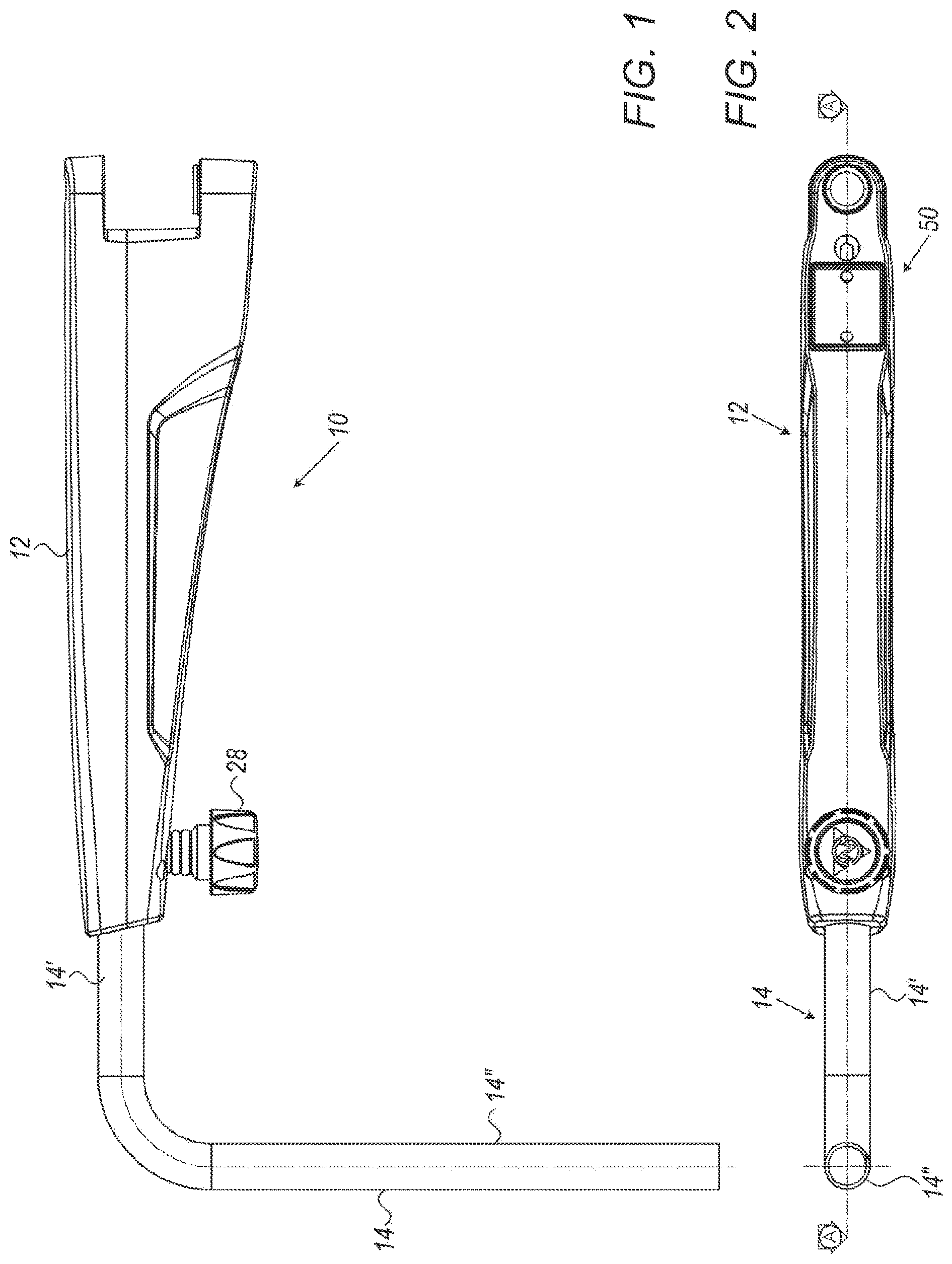 Patent US11772558 Figure 1 – Support for connecting a rear-view mirror to a corresponding vehicle