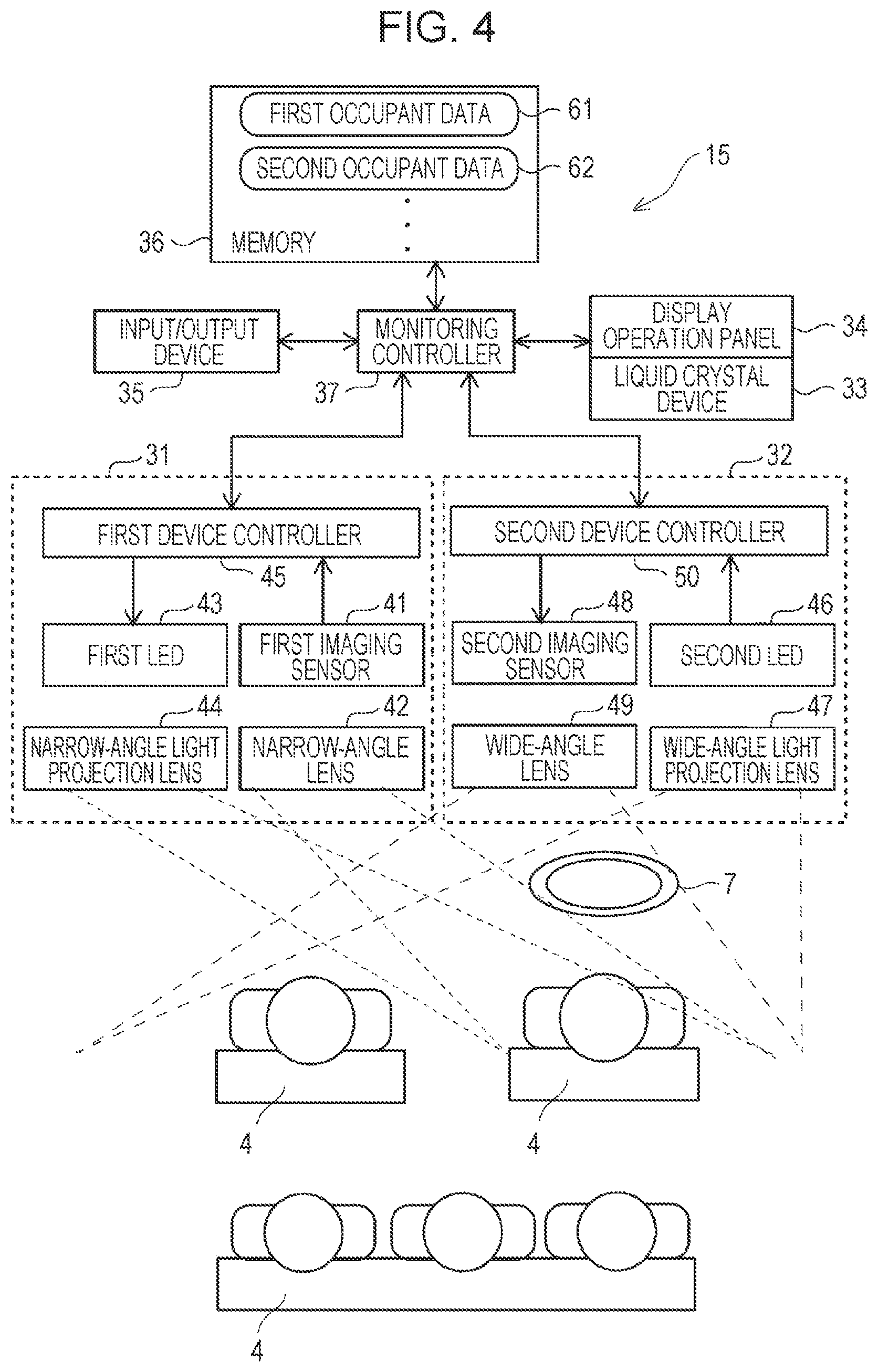 Patent US11772563 Figure 4 – In-vehicle multi-monitoring device for vehicle