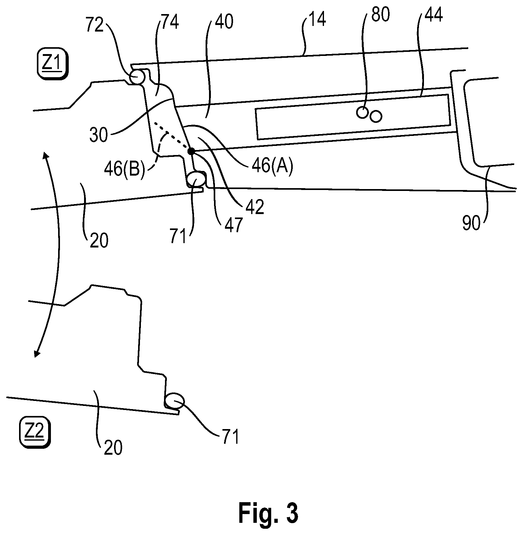 Patent US11772566 Figure 2 – Vehicle safe