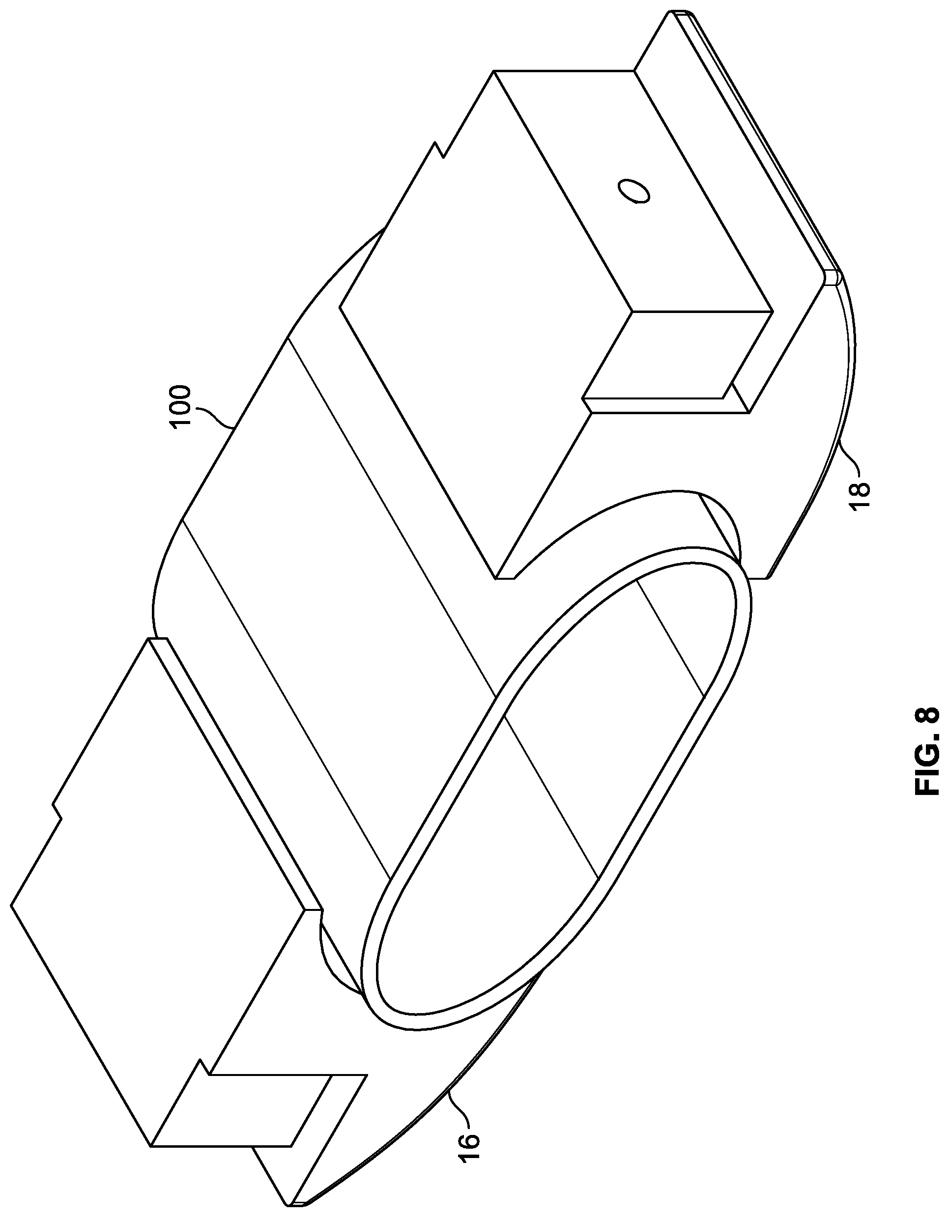 Patent US11772567 Figure 7 – Vehicle roof rack accessory clamp