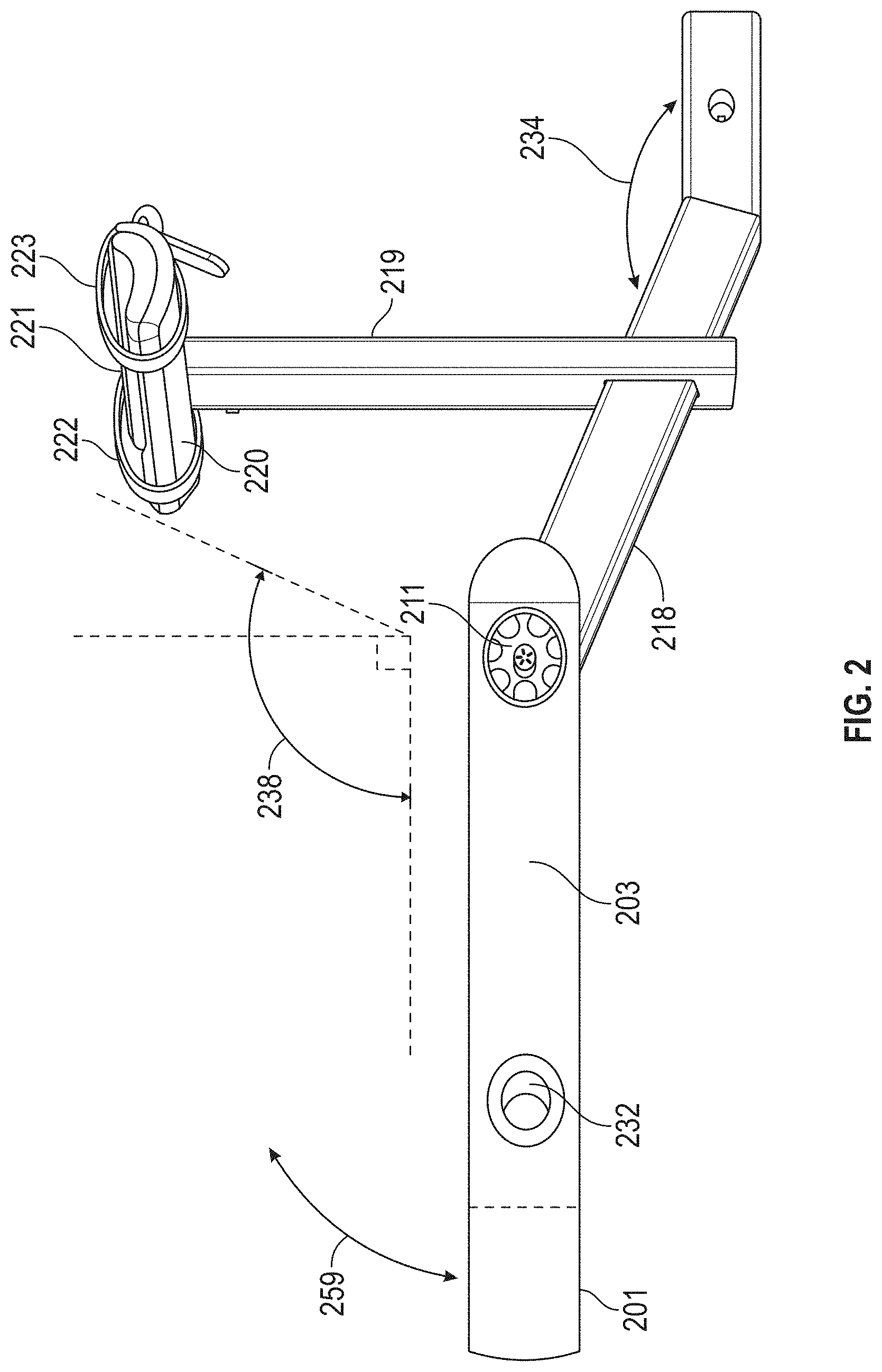 Patent US11772568 Figure 2 – System for transporting child stroller