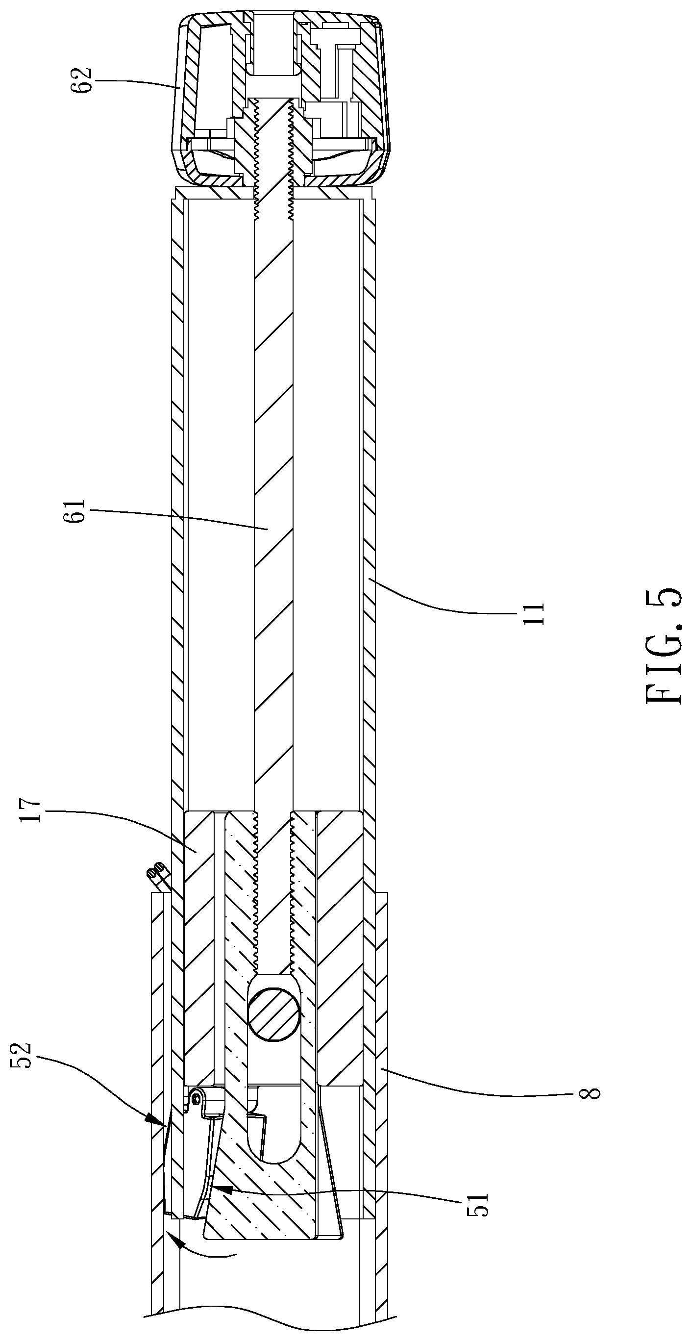Patent US11772569 Figure 5 – Carrying rack connecting device