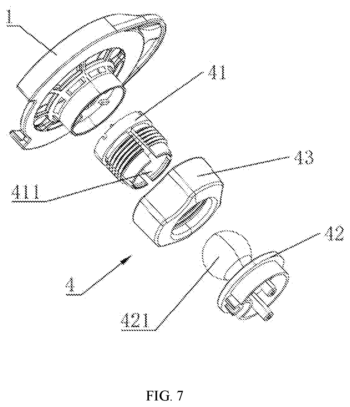 Patent US11772573 Figure 7 – Vehicle-mounted bracket