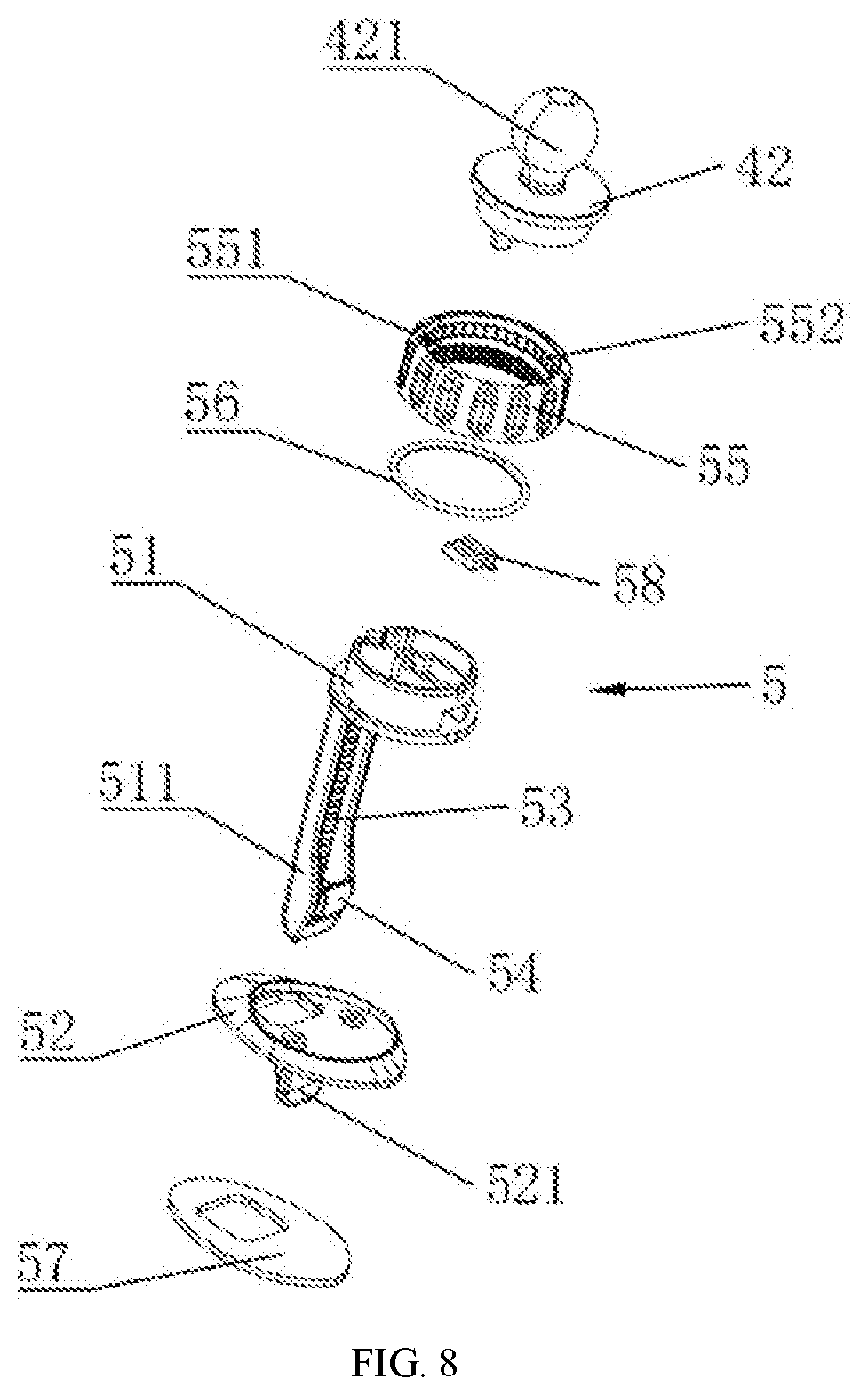 Patent US11772573 Figure 8 – Vehicle-mounted bracket