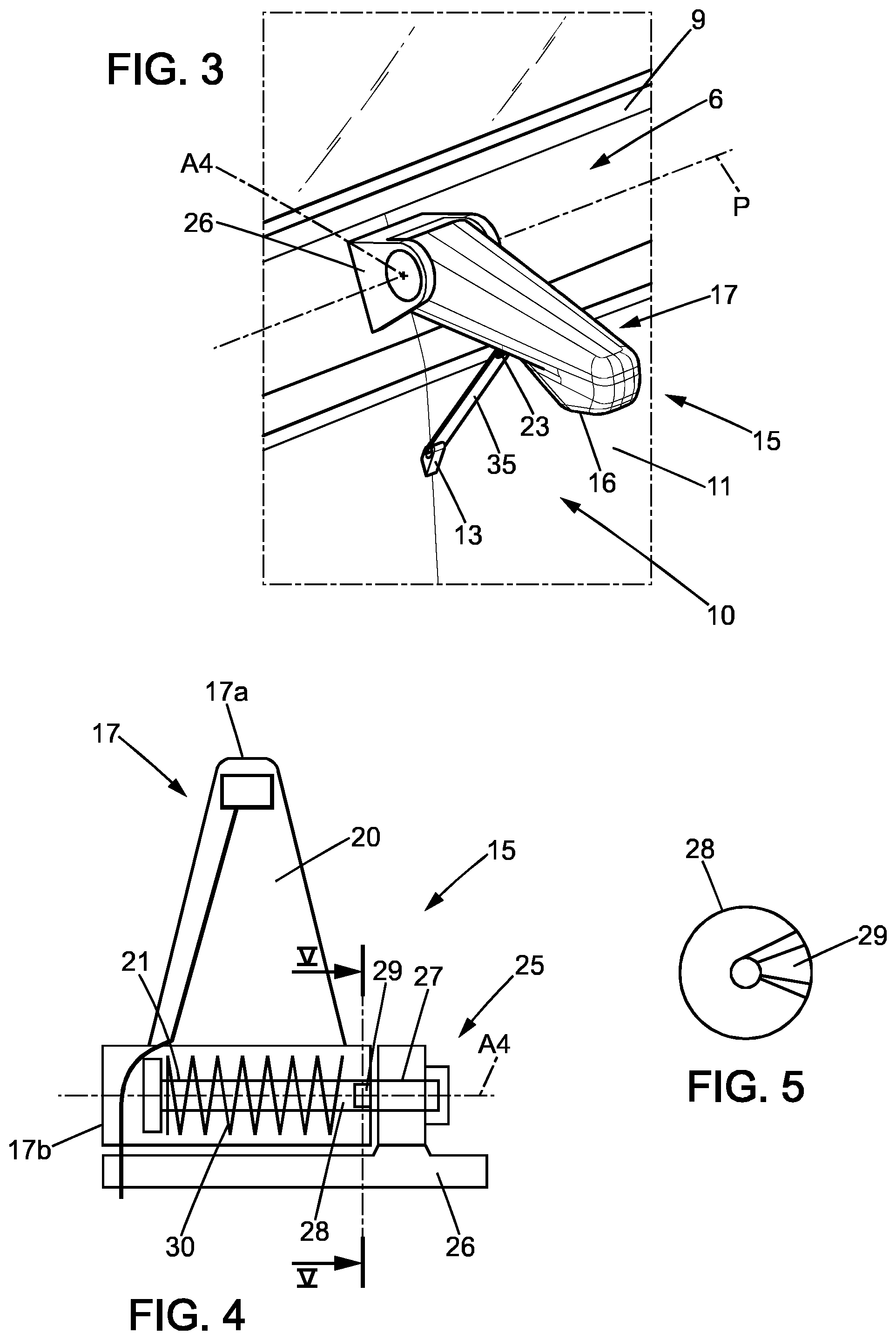 Patent US11772574 Figure 2 – Vehicle comprising a driver cab and a monitoring device for monitoring a front dead angle area and monitoring device for such vehicle