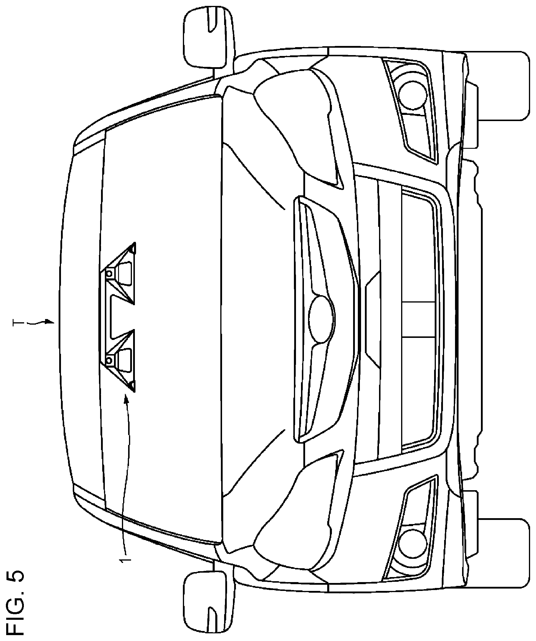 Patent US11772575 Figure 5 – In-vehicle camera device and vehicle