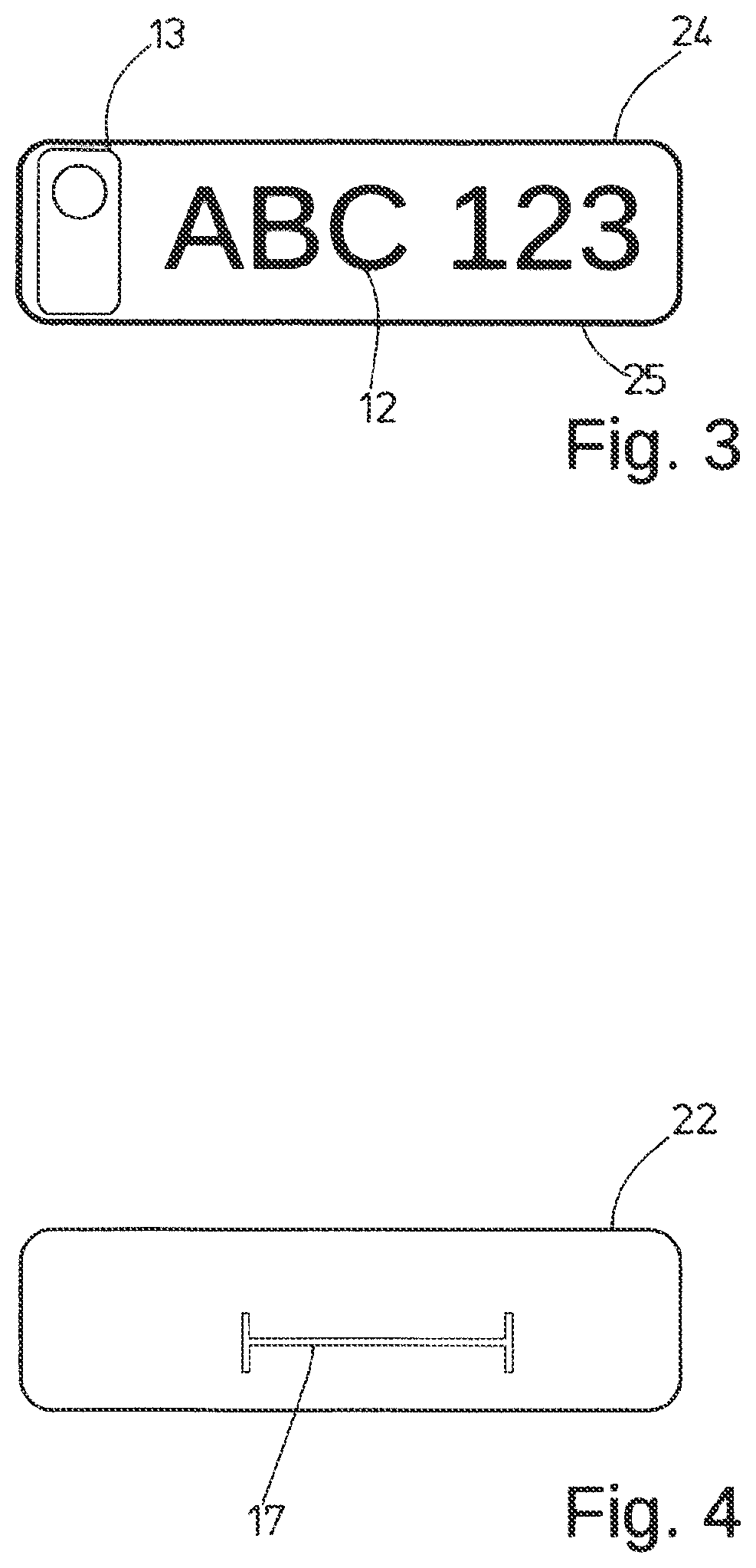 Patent US11772580 Figure 2 – License plate for a vehicle