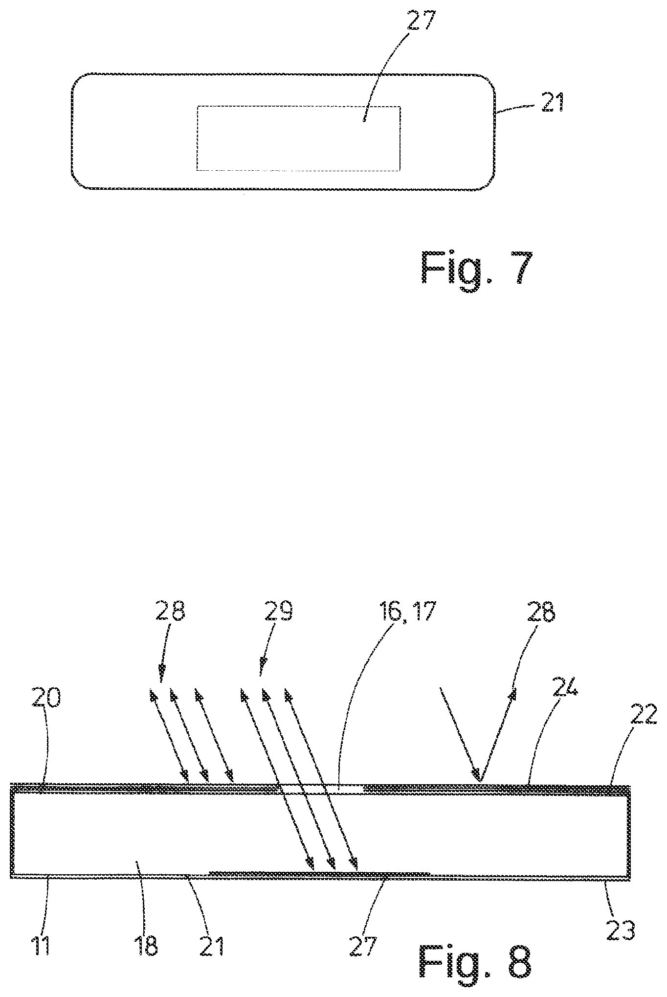 Patent US11772580 Figure 4 – License plate for a vehicle