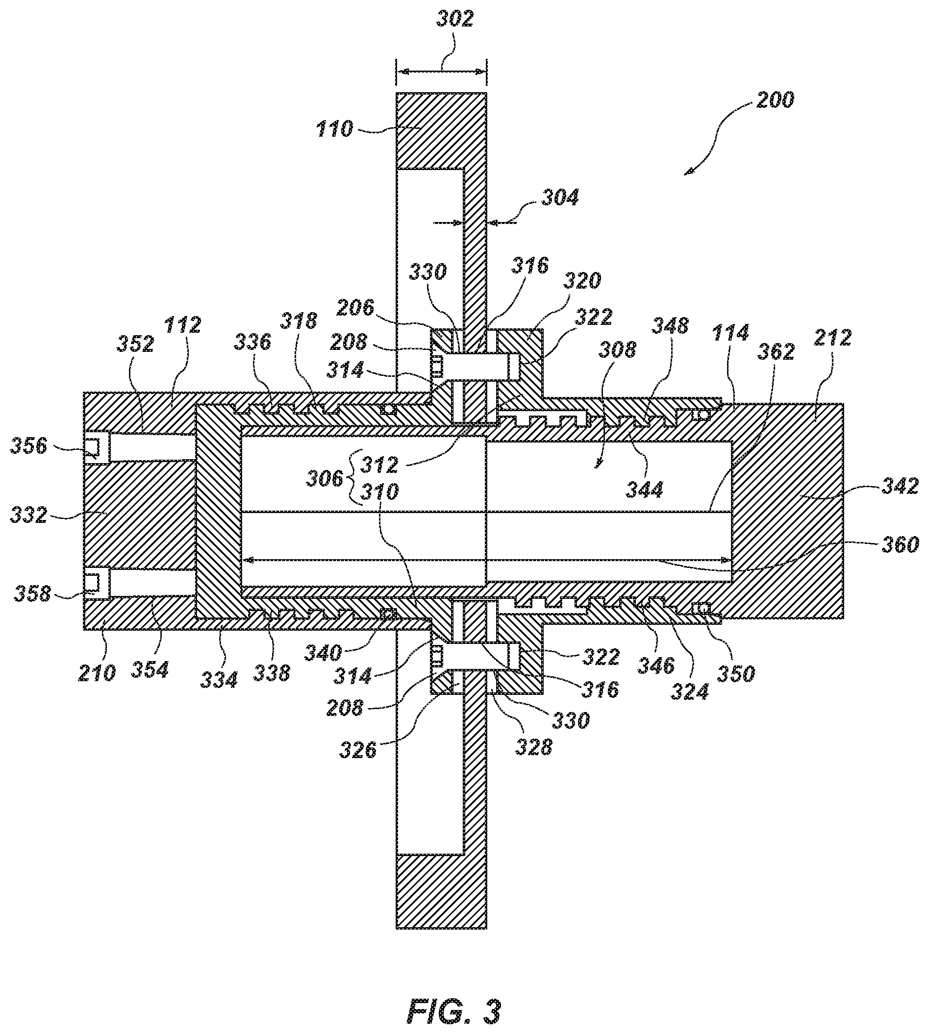 Patent US11772581 Figure 3 – Transfer ports for confinement gloveboxes and related methods