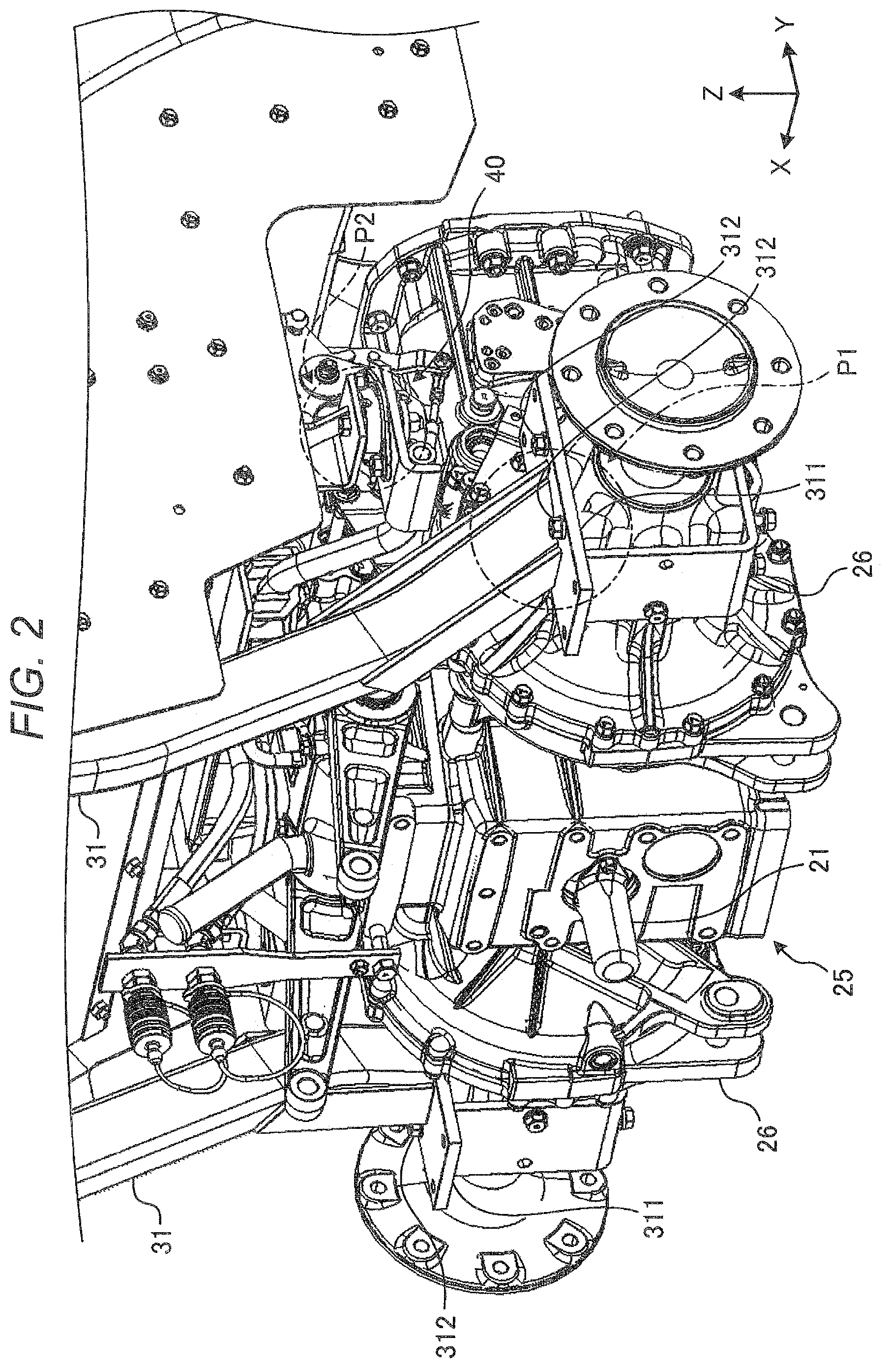 Patent US11772590 Figure 2 – Work vehicle