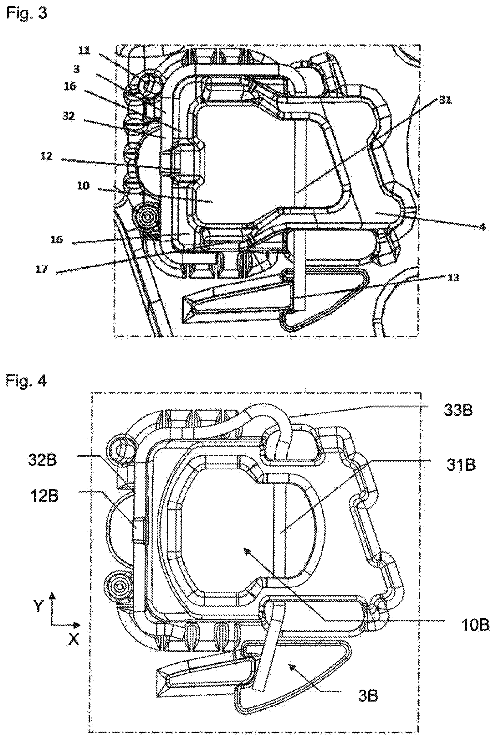 Patent US11772591 Figure 2 – Device for removably mounting an airbag module on a steering wheel