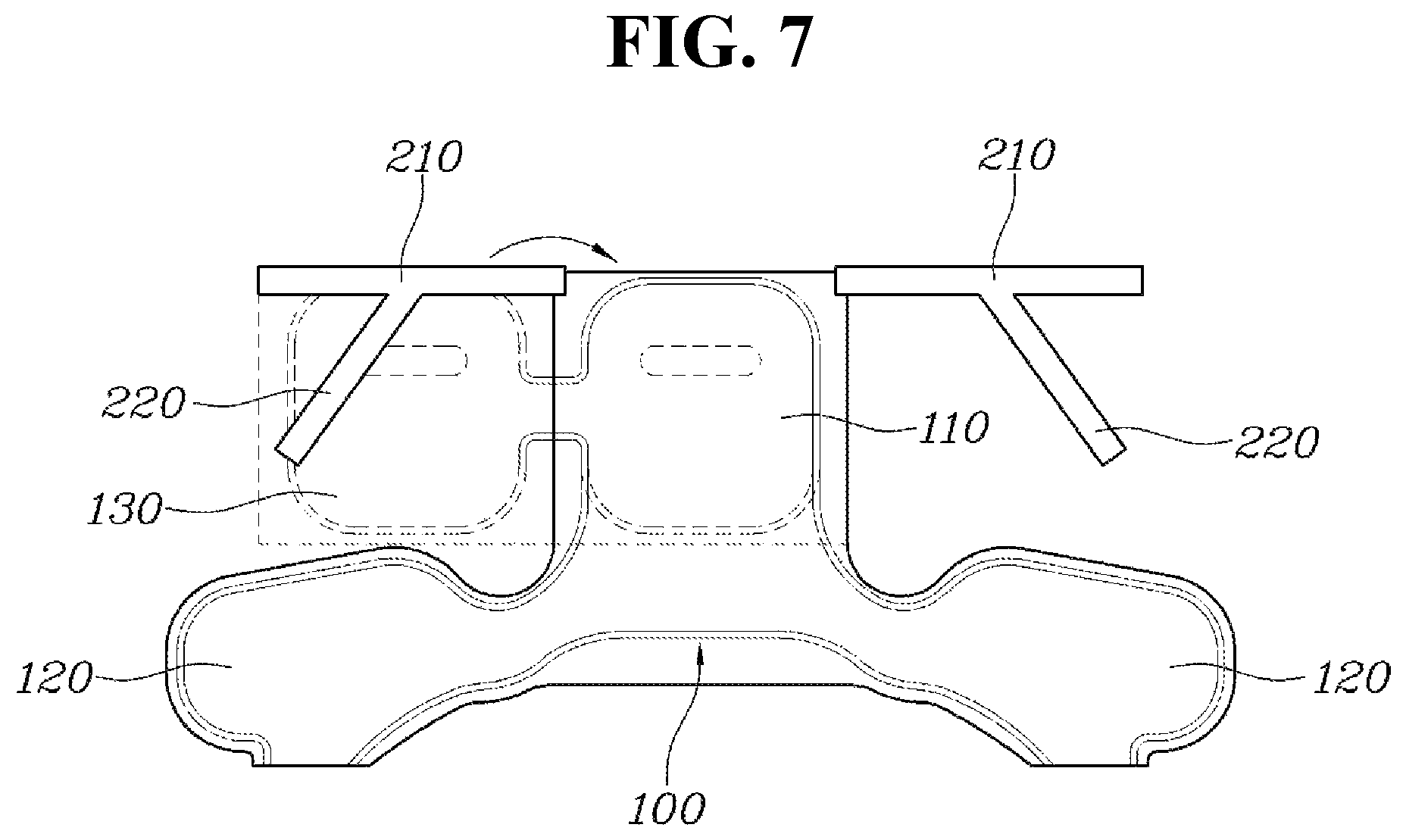 Patent US11772592 Figure 7 – Seat airbag device for vehicle