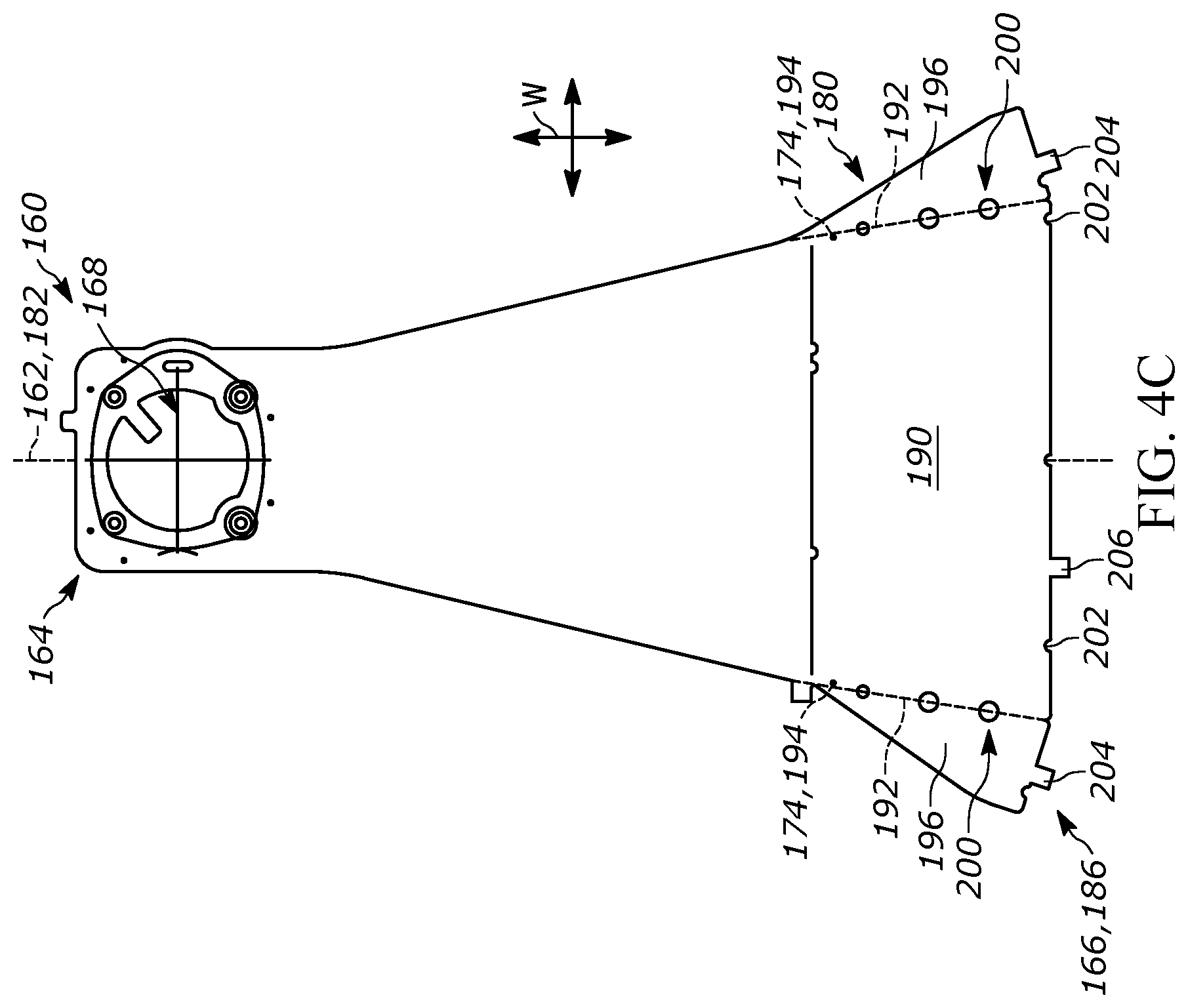 Patent US11772595 Figure 6 – Airbag with reinforced tether