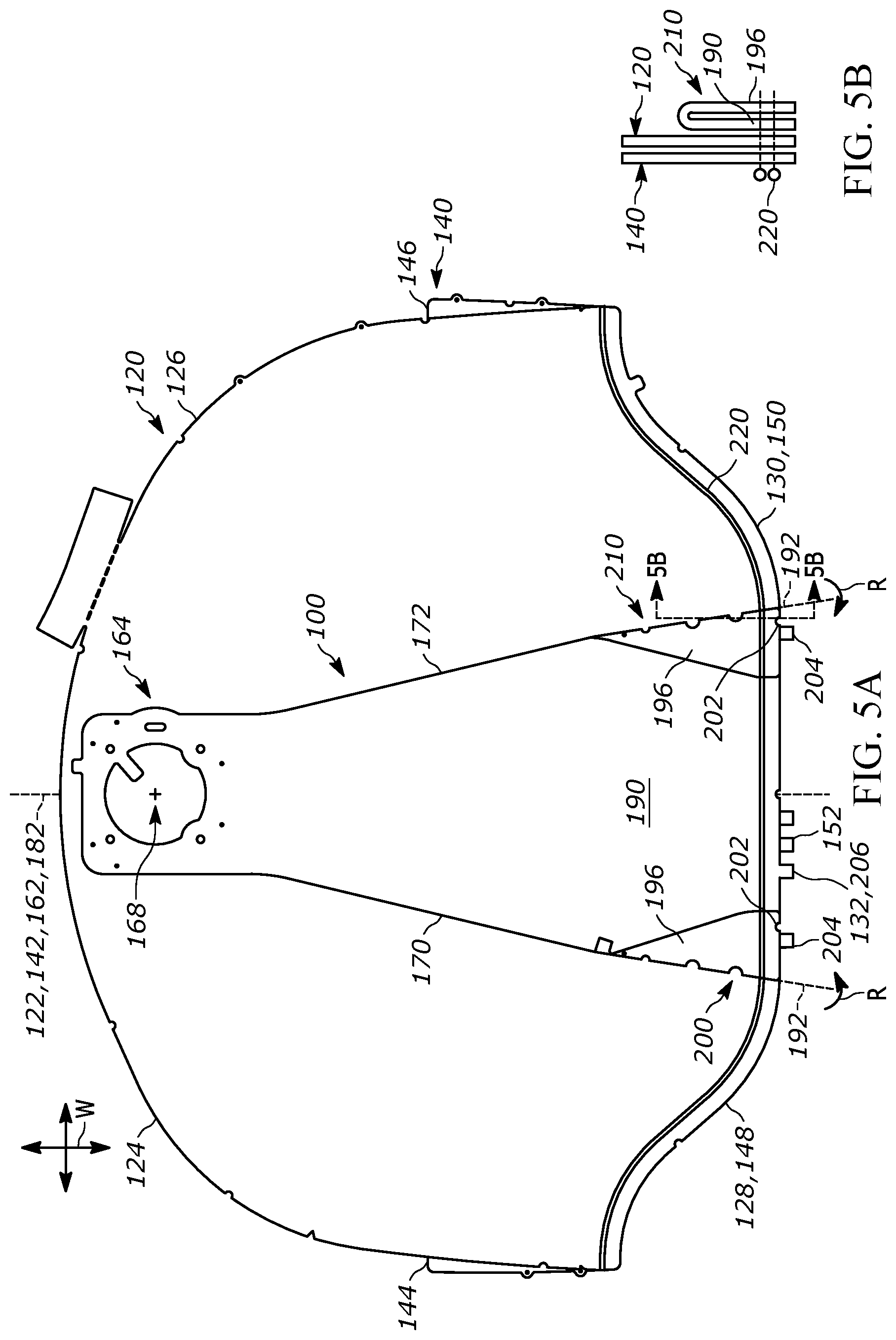 Patent US11772595 Figure 7 – Airbag with reinforced tether