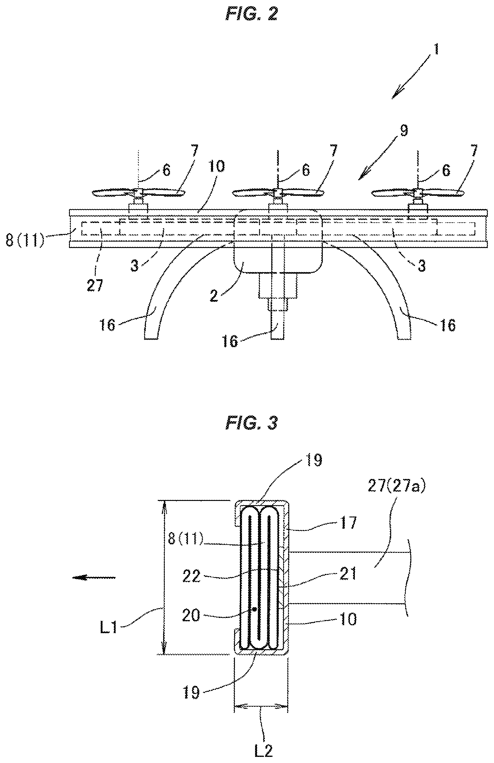 Patent US11772597 Figure 2 – Drone with airbag