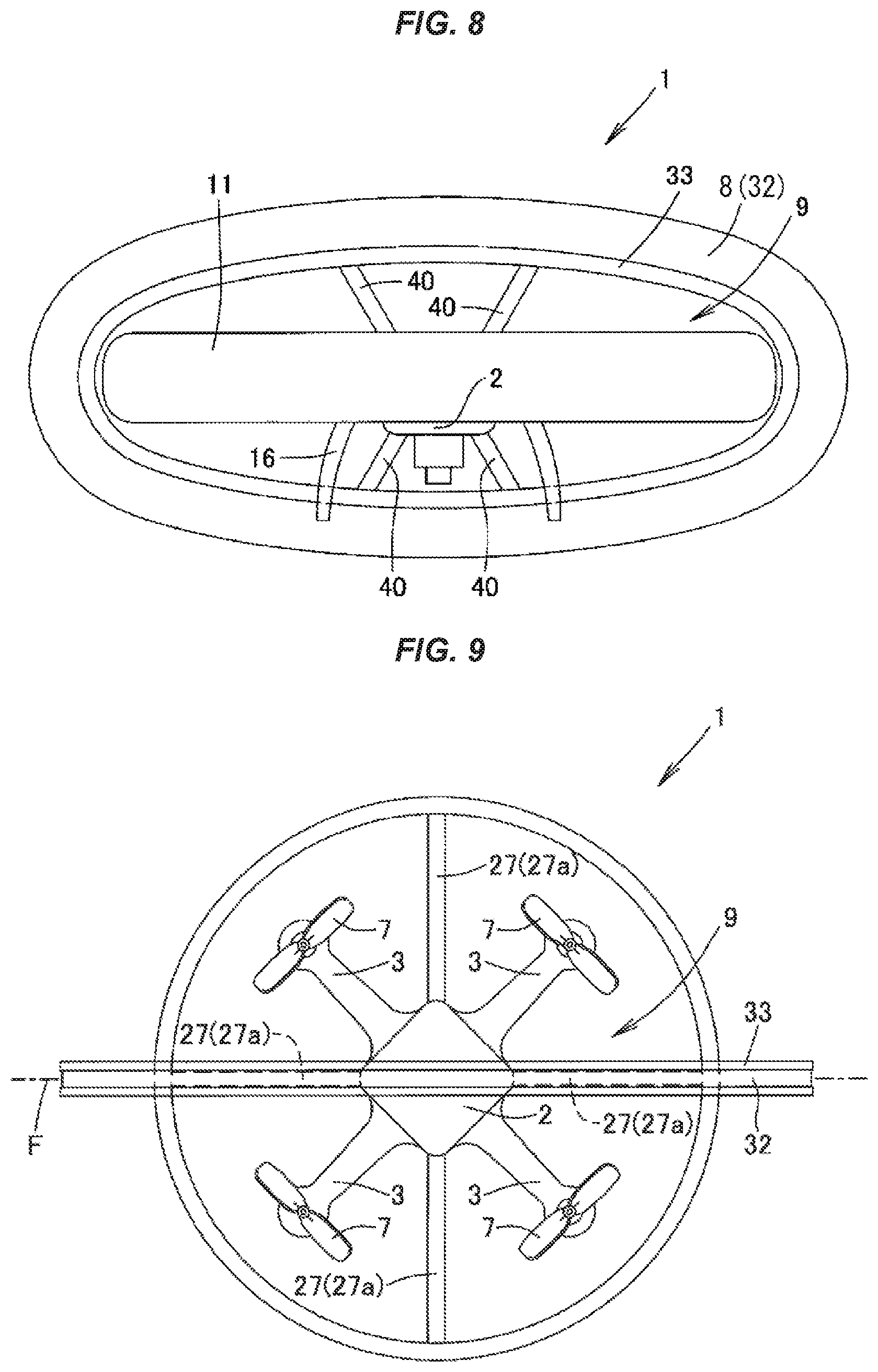 Patent US11772597 Figure 6 – Drone with airbag