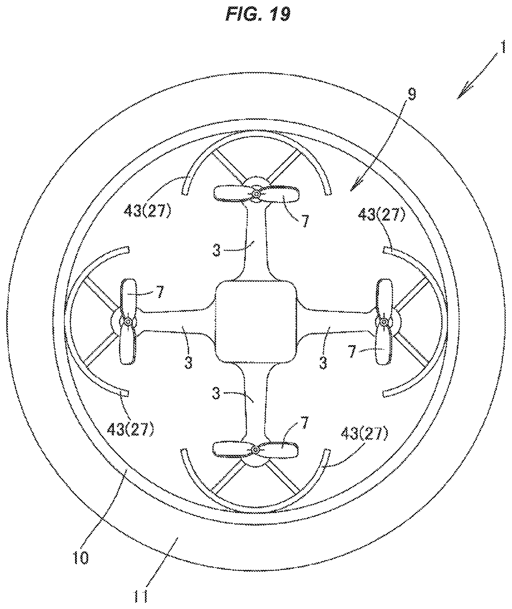 Patent US11772597 Figure 15 – Drone with airbag