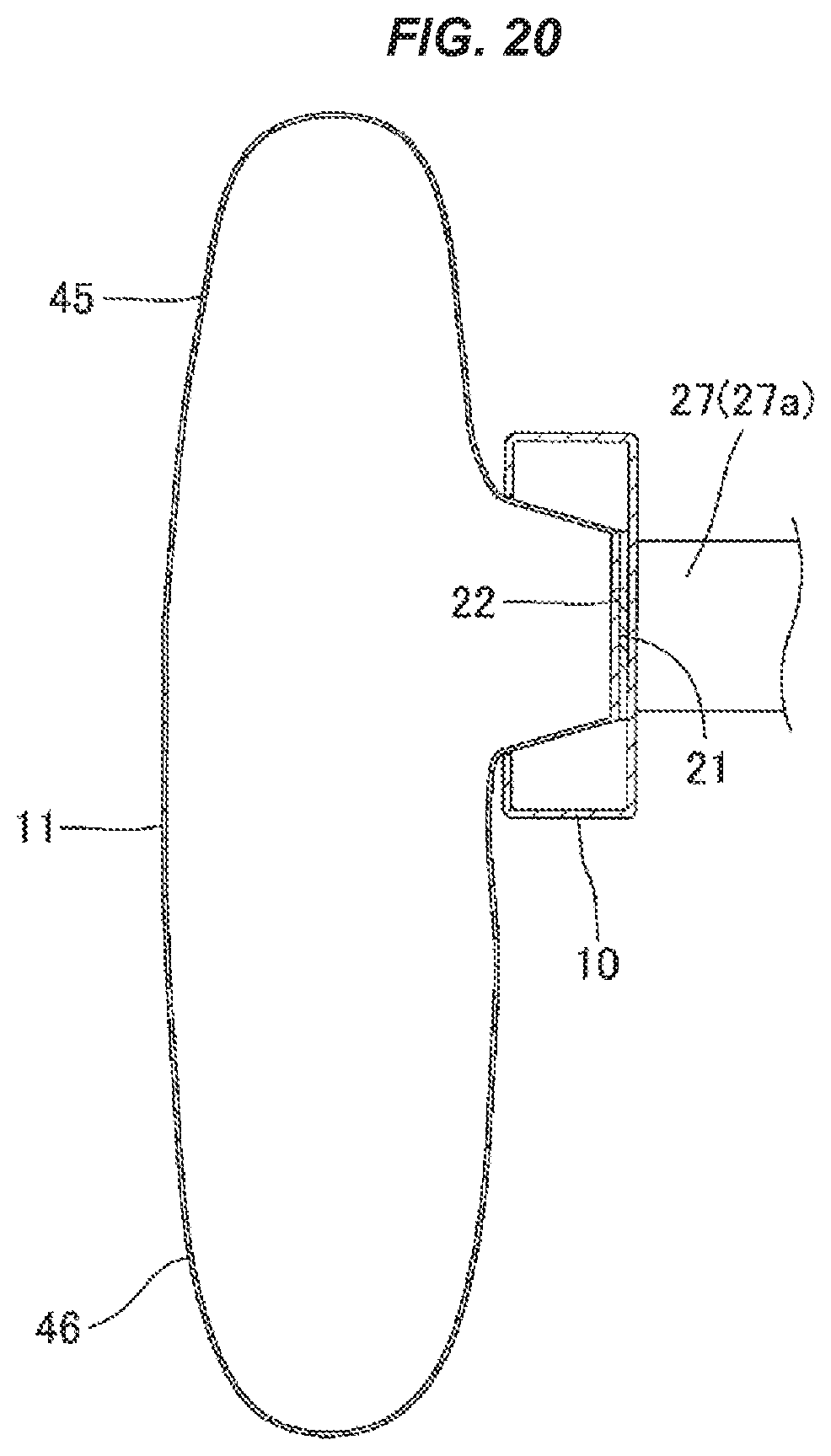 Patent US11772597 Figure 16 – Drone with airbag