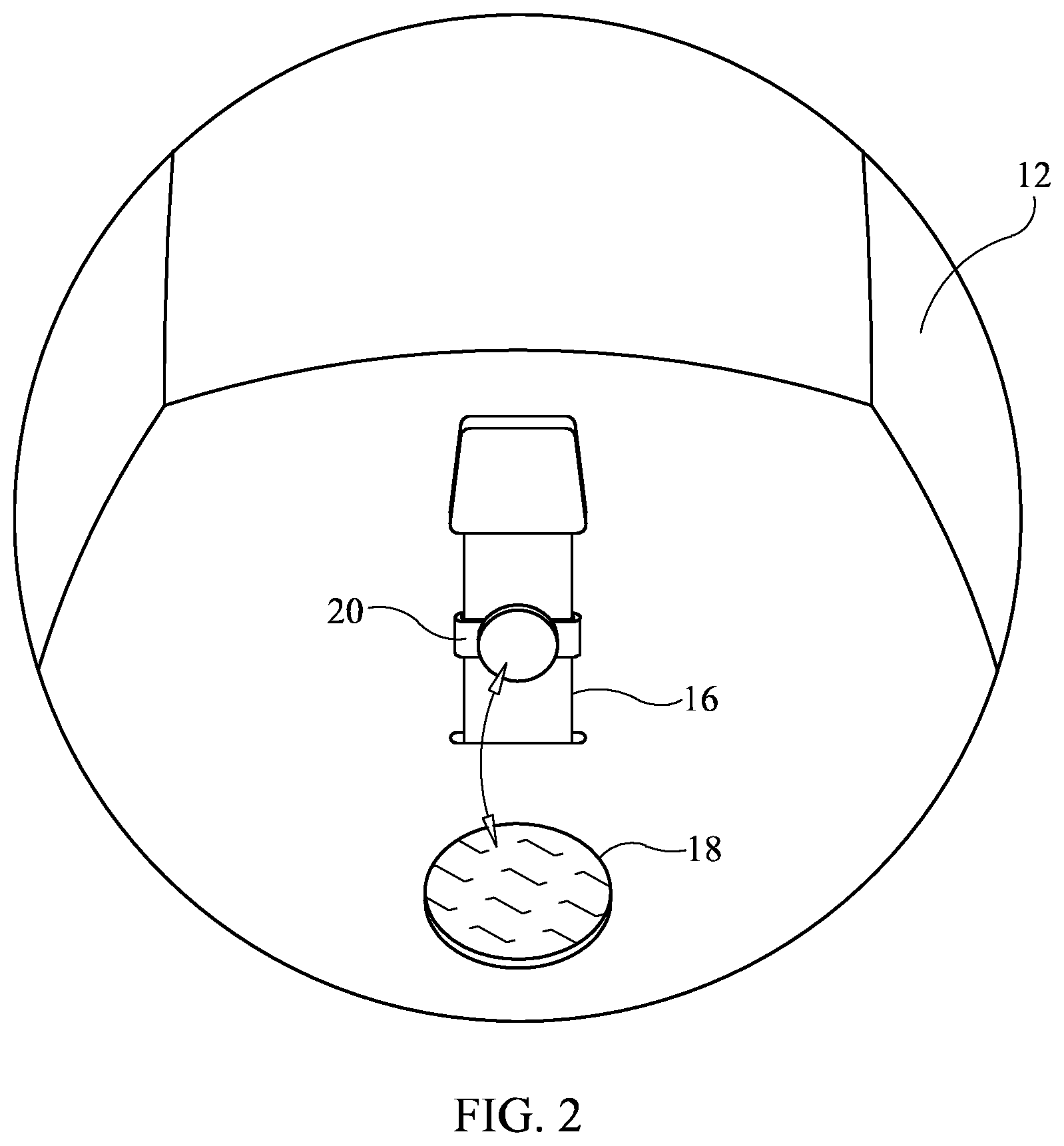 Patent US11772598 Figure 2 – Car seat safety harness retaining device