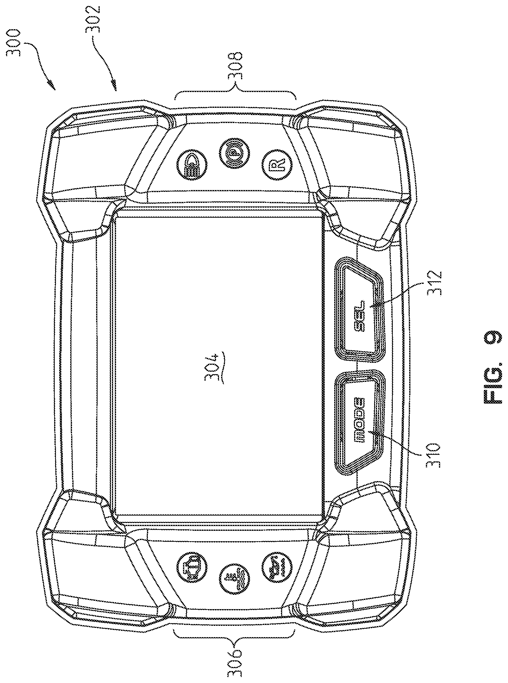 Patent US11772601 Figure 9 – Vehicle security system