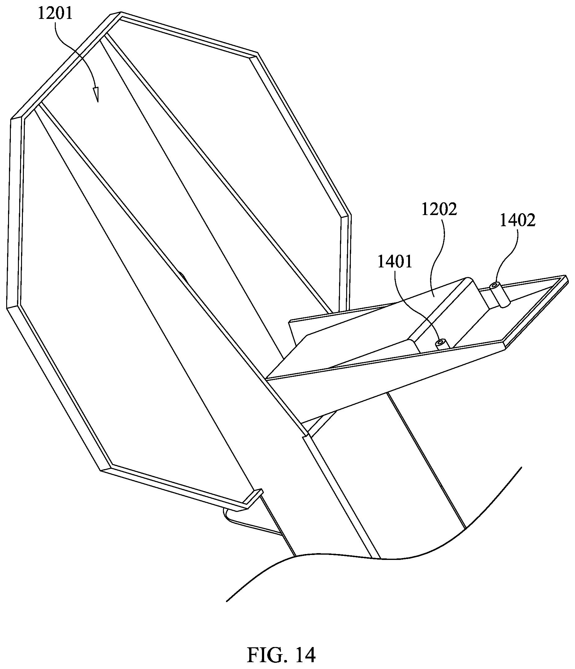 Patent US11772602 Figure 14 – Locking boot for vehicle wheel