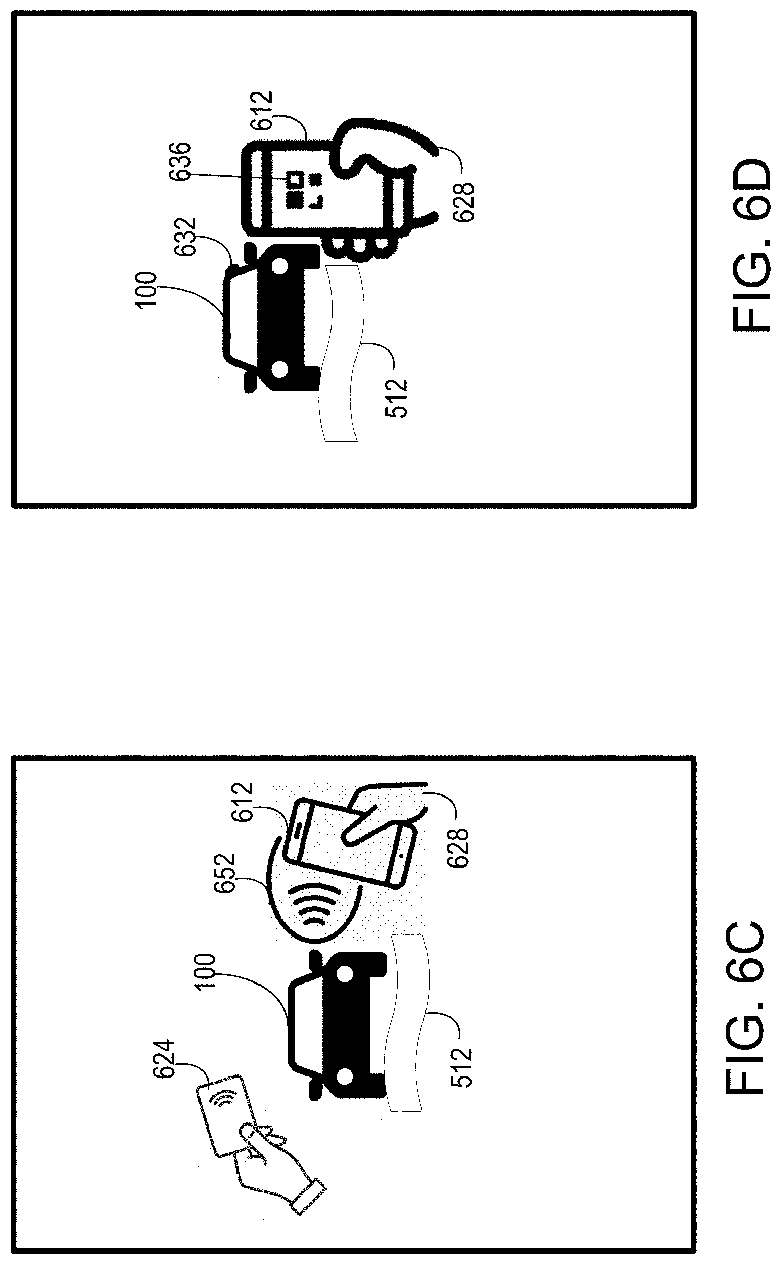 Patent US11772603 Figure 7 – Passenger authentication and entry for autonomous vehicles